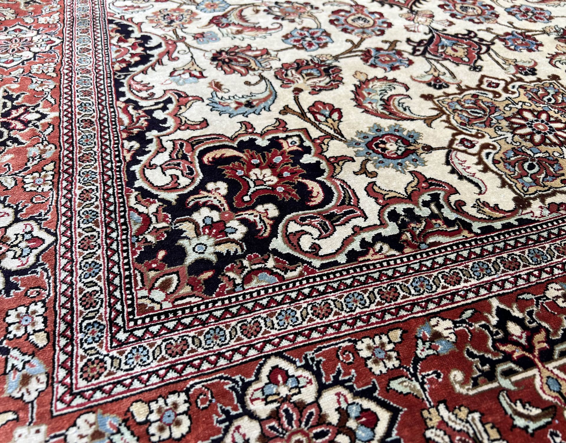 Ghom. Oriental carpet. Signed. - Image 7 of 9