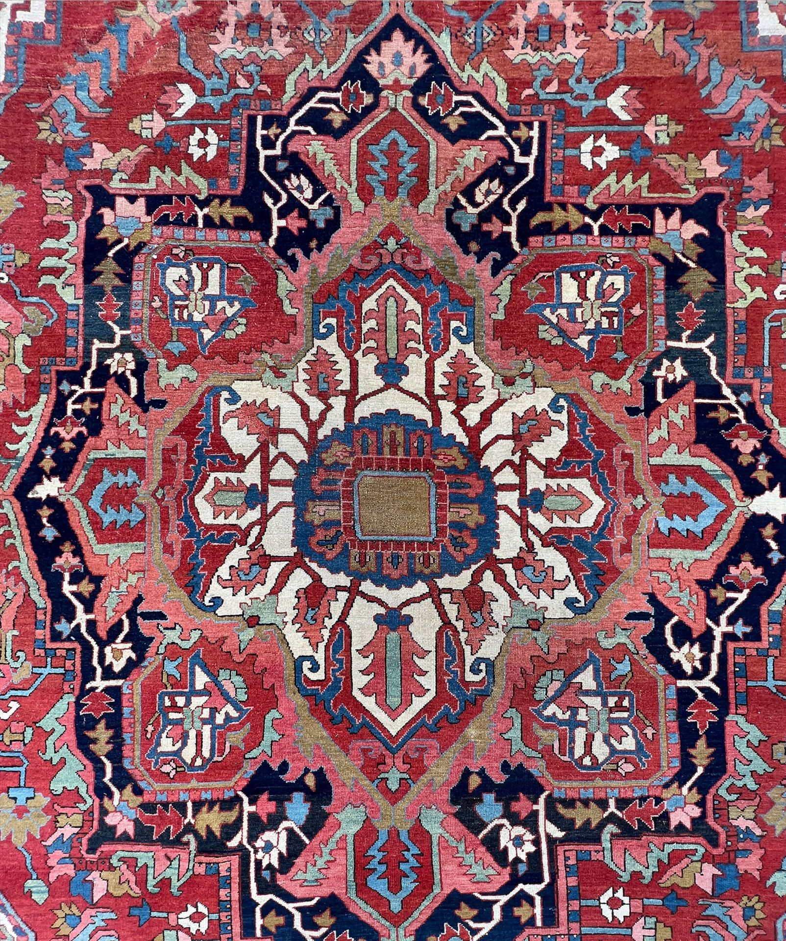 Serapi Heriz. 19th century. Palace carpet. - Image 6 of 19