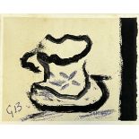 Georges BRAQUE (1882 - 1963). "La petite Tasse". 1962.