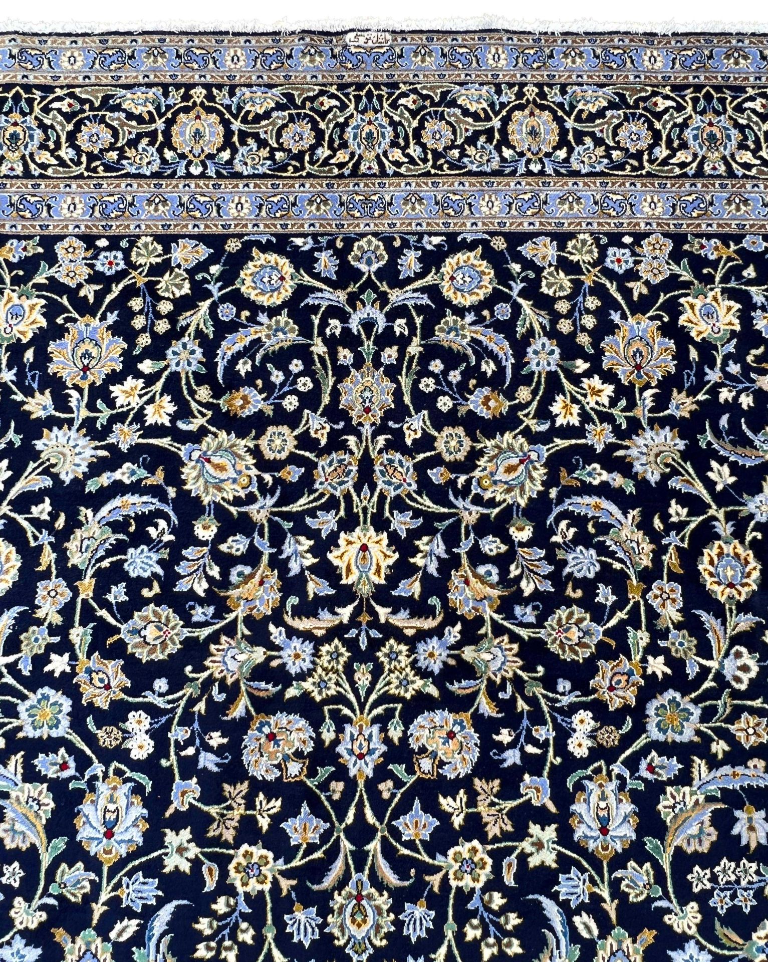 Keshan. Oriental carpet. Patterned through. - Image 3 of 16