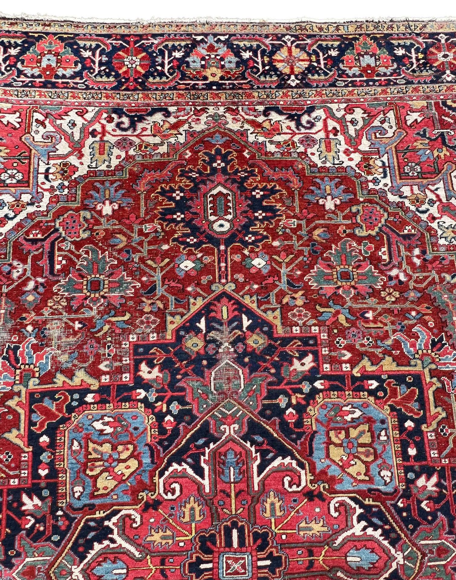 Heriz. Oriental carpet. Around 1910. - Image 3 of 17