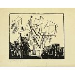 Lyonel FEININGER (1871 - 1956). Abstrakte Stadtansicht.