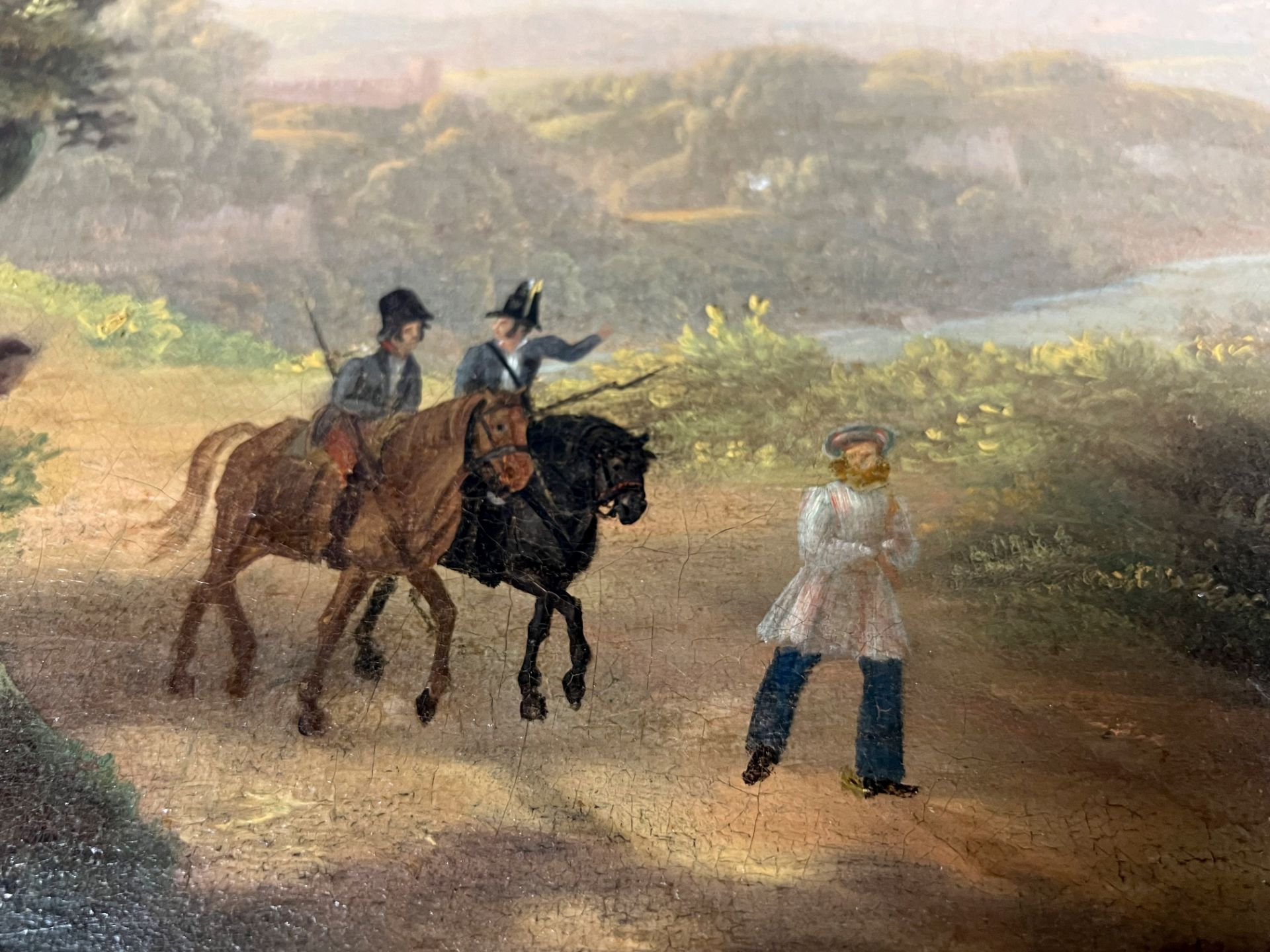 UNS UNBEKANNTER KÜNSTLER (XIX). Landschaft mit Personen. 1832. - Bild 9 aus 11