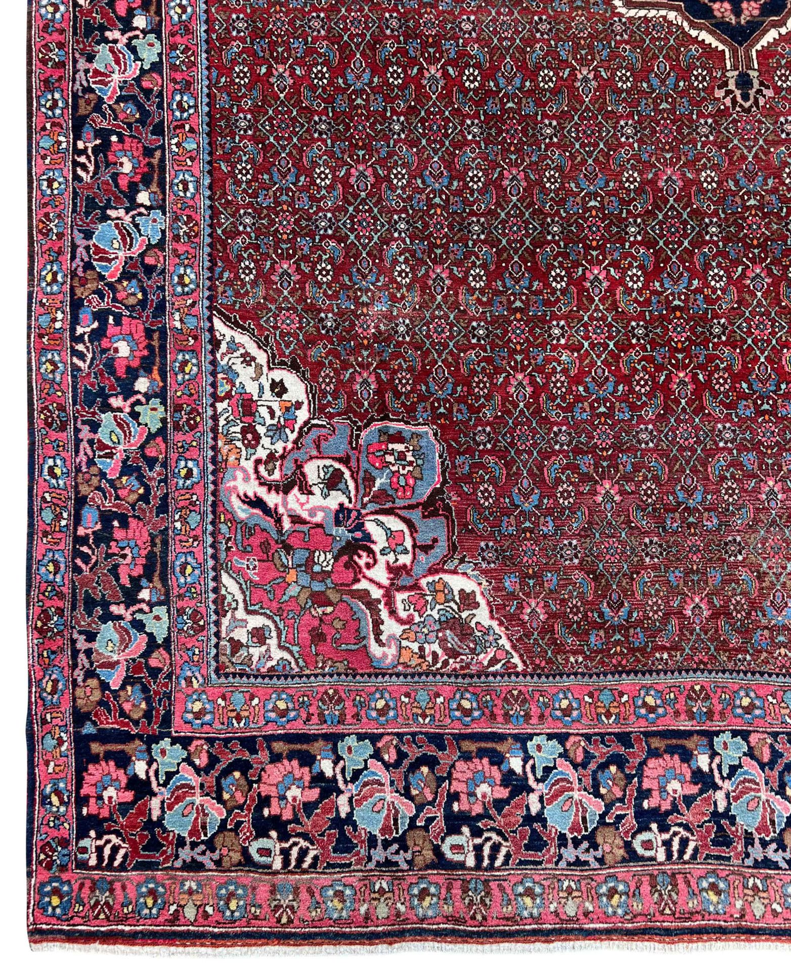 Bijar. Oriental carpet. Around 1950. - Image 7 of 14