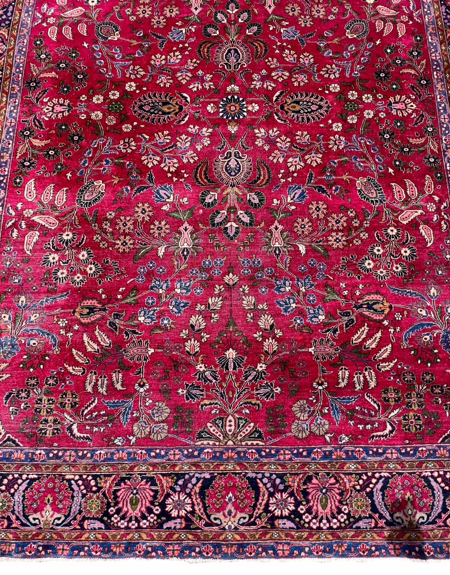 Saruk. Oriental carpet. Around 1920. Allover design. - Image 6 of 13