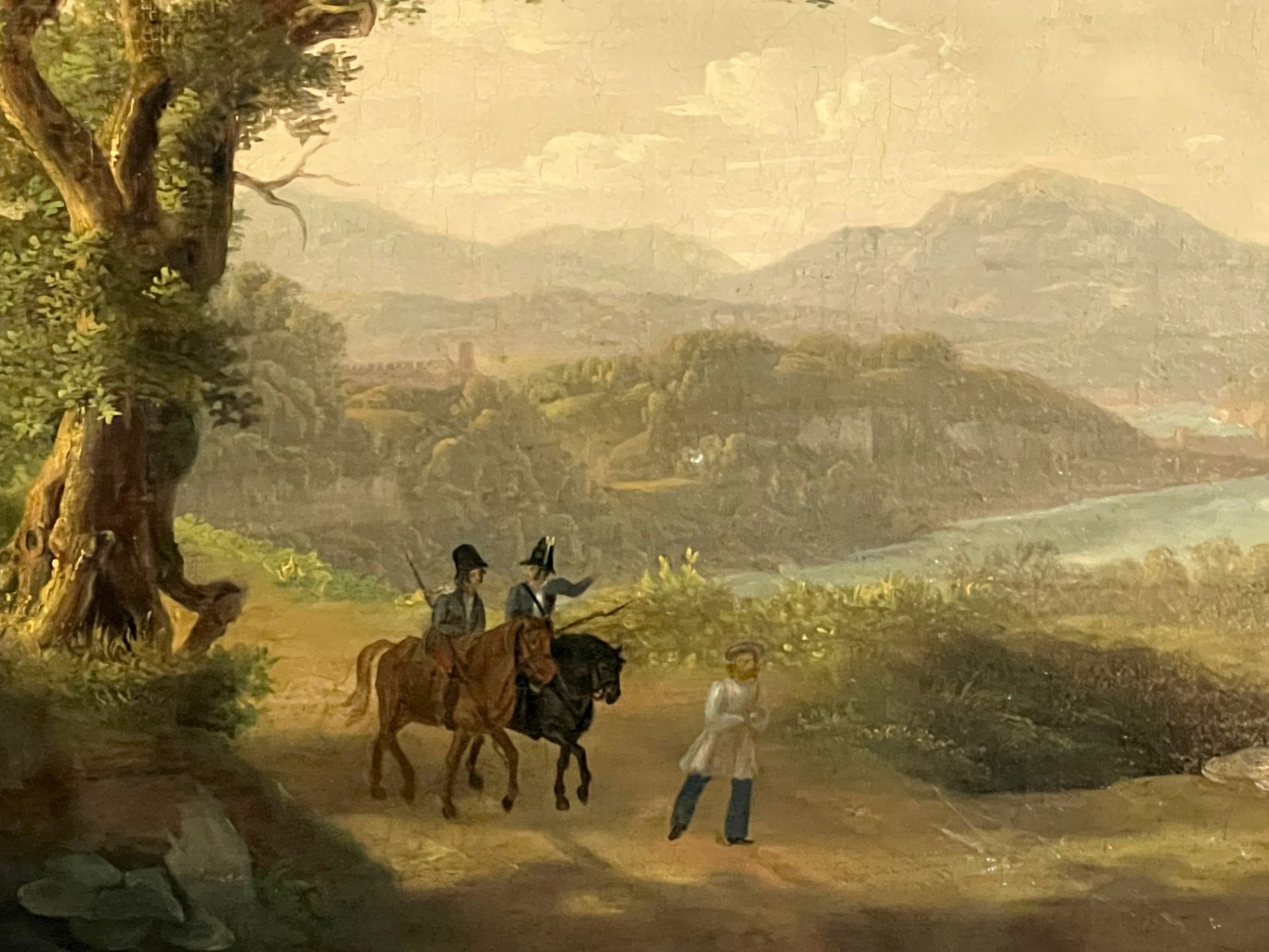 UNS UNBEKANNTER KÜNSTLER (XIX). Landschaft mit Personen. 1832. - Bild 7 aus 11