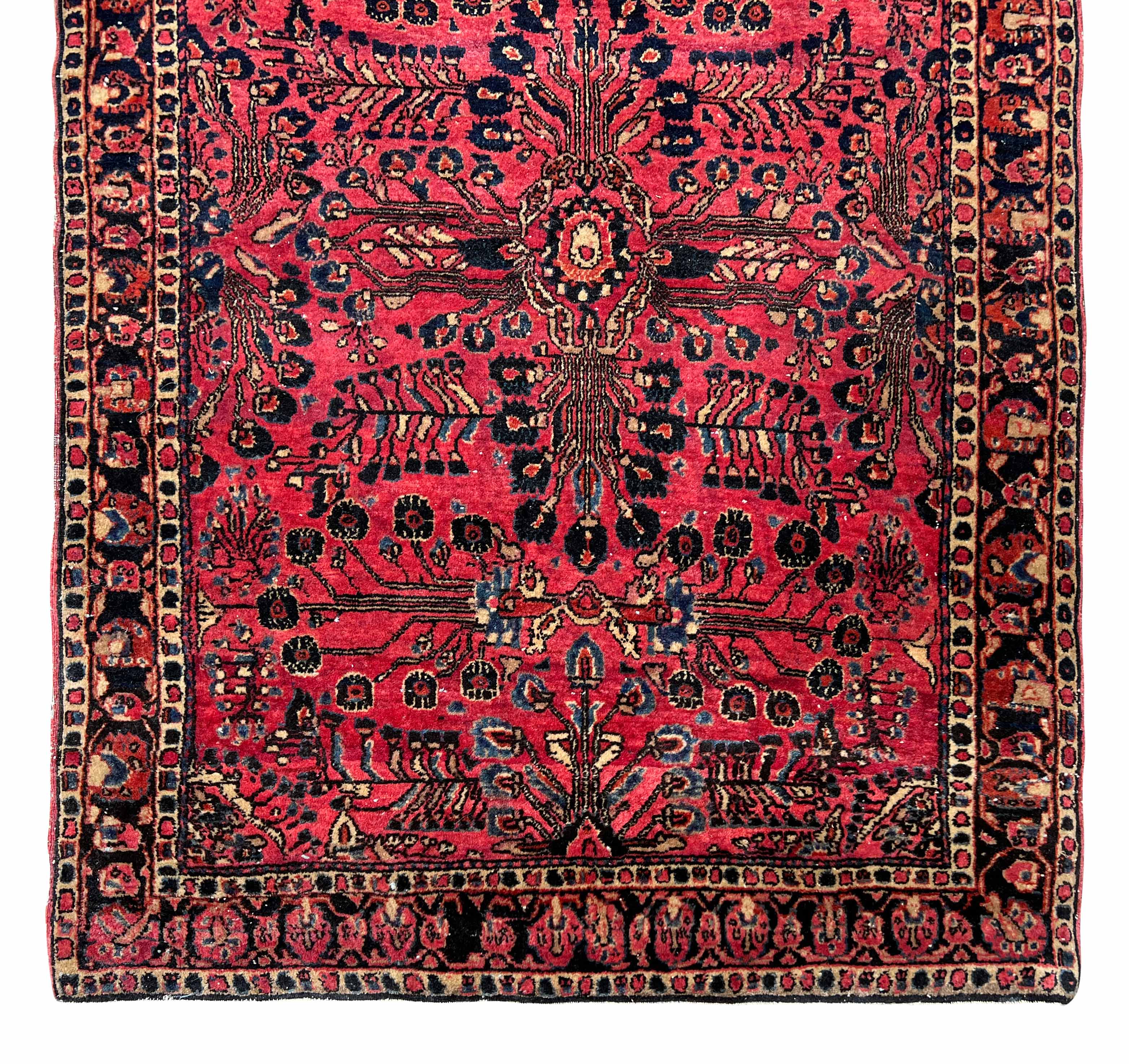 Small-format US Saruk. Oriental carpet. - Image 3 of 7