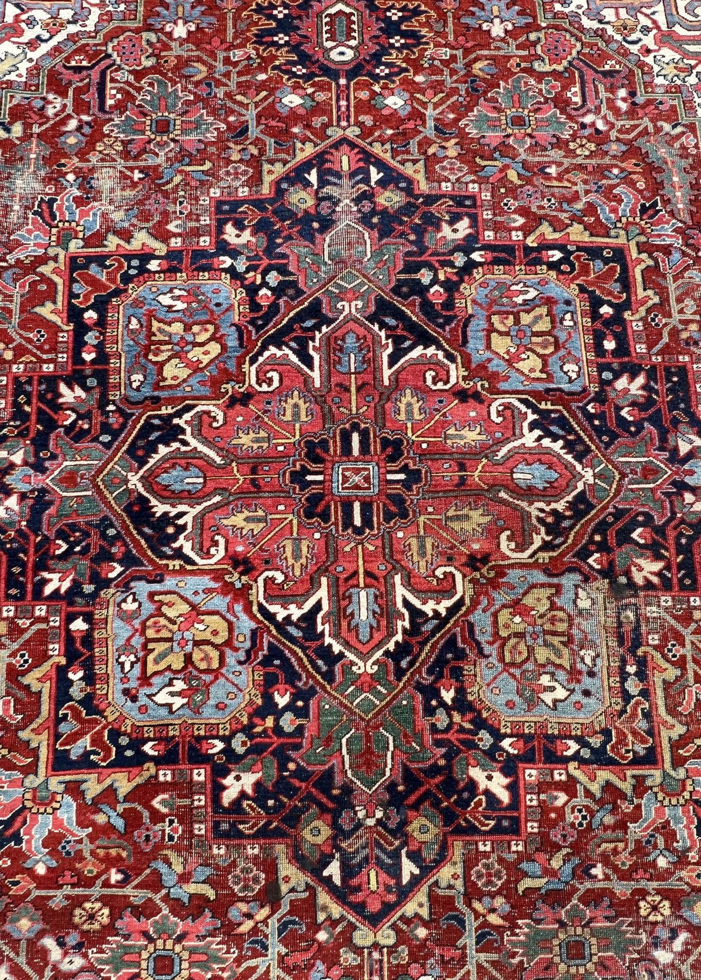 Heriz. Oriental carpet. Around 1910. - Image 6 of 17