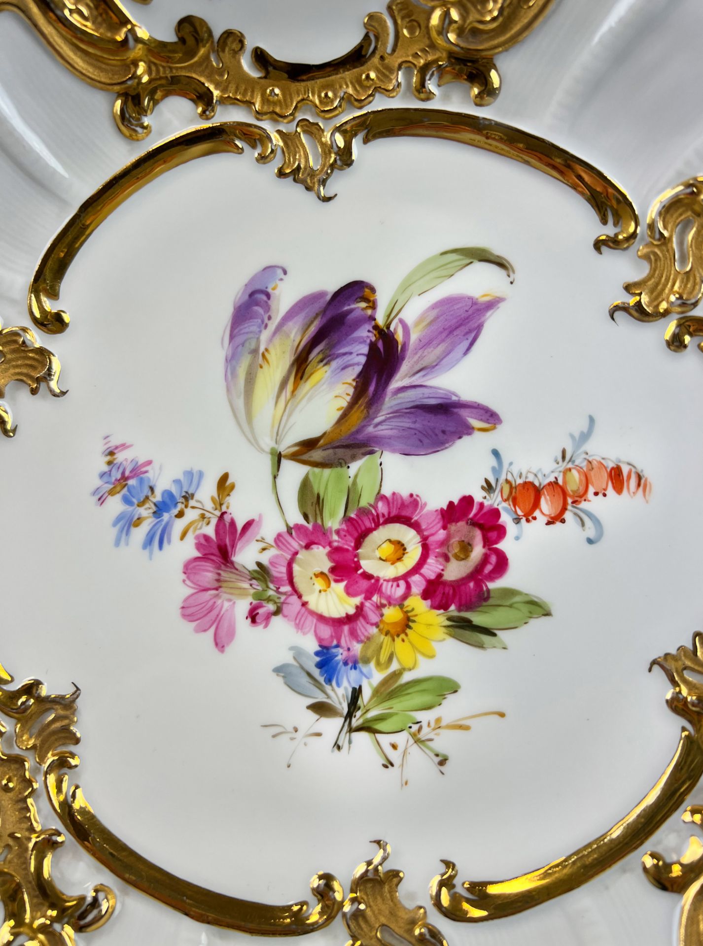 State plate MEISSEN. Around 1900. 1st choice. - Image 4 of 9