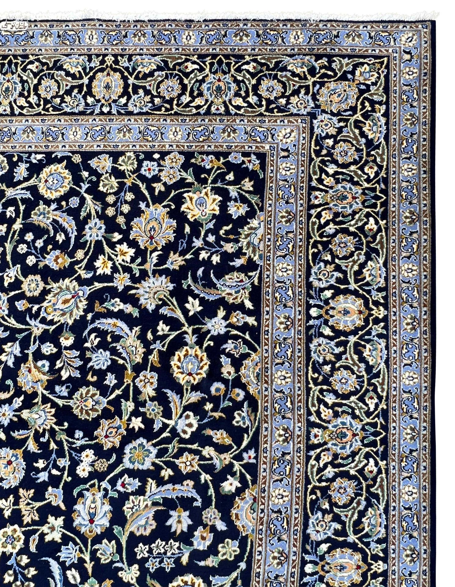 Keshan. Oriental carpet. Patterned through. - Image 4 of 16