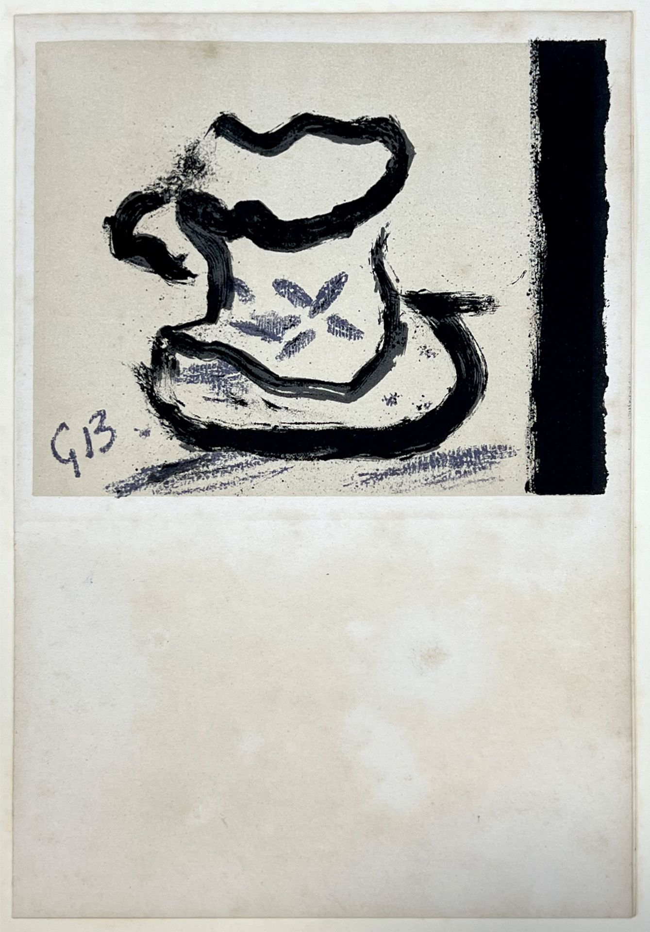 Georges BRAQUE (1882 - 1963). "La petite Tasse". 1962. - Image 3 of 4