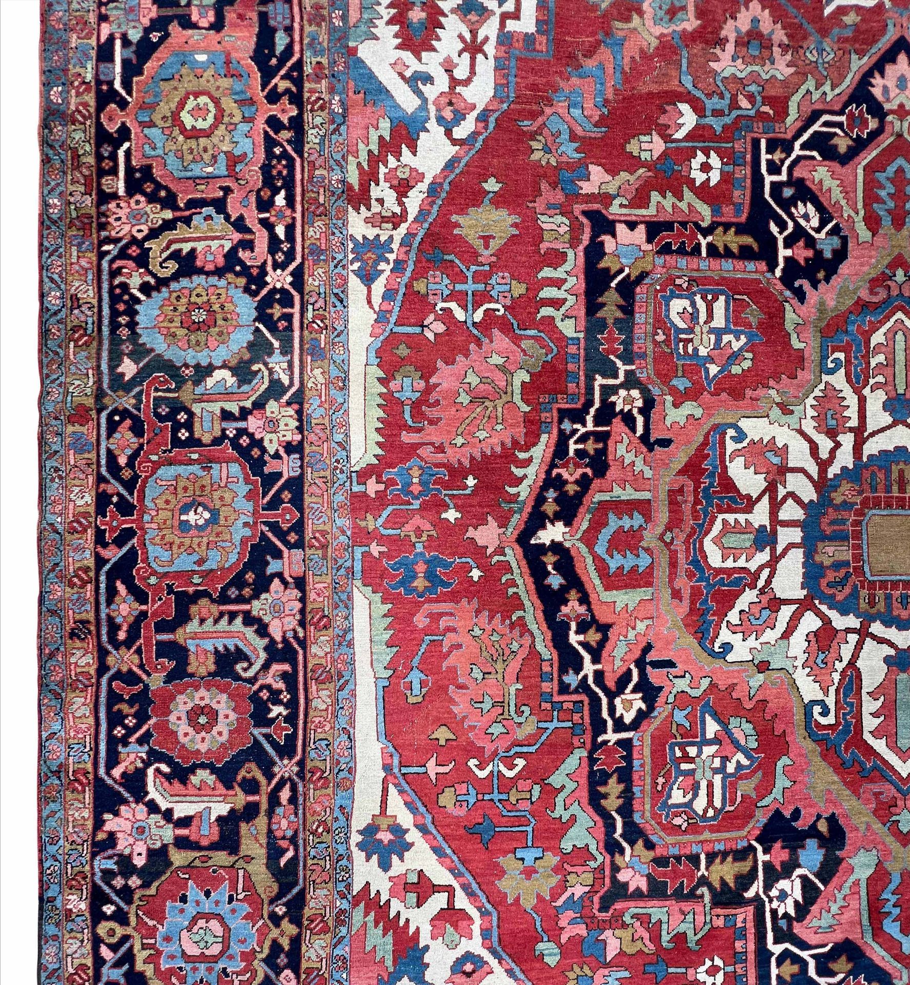 Serapi Heriz. 19th century. Palace carpet. - Image 5 of 19