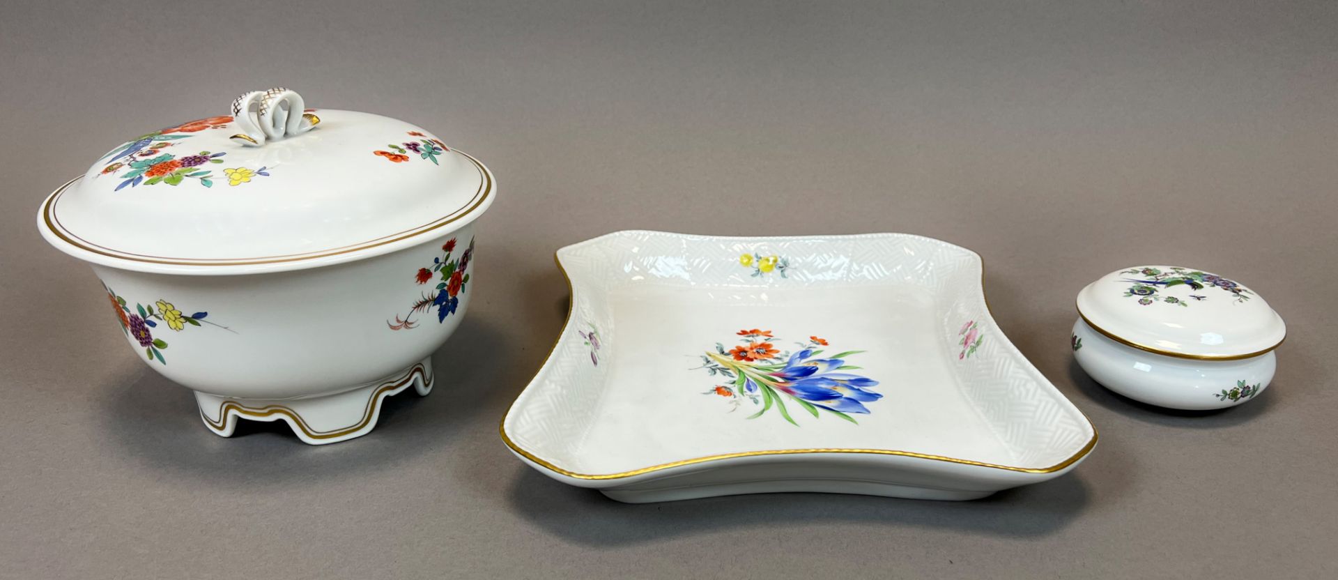 3 parts MEISSEN. 20th century. 1st choice. - Image 2 of 20