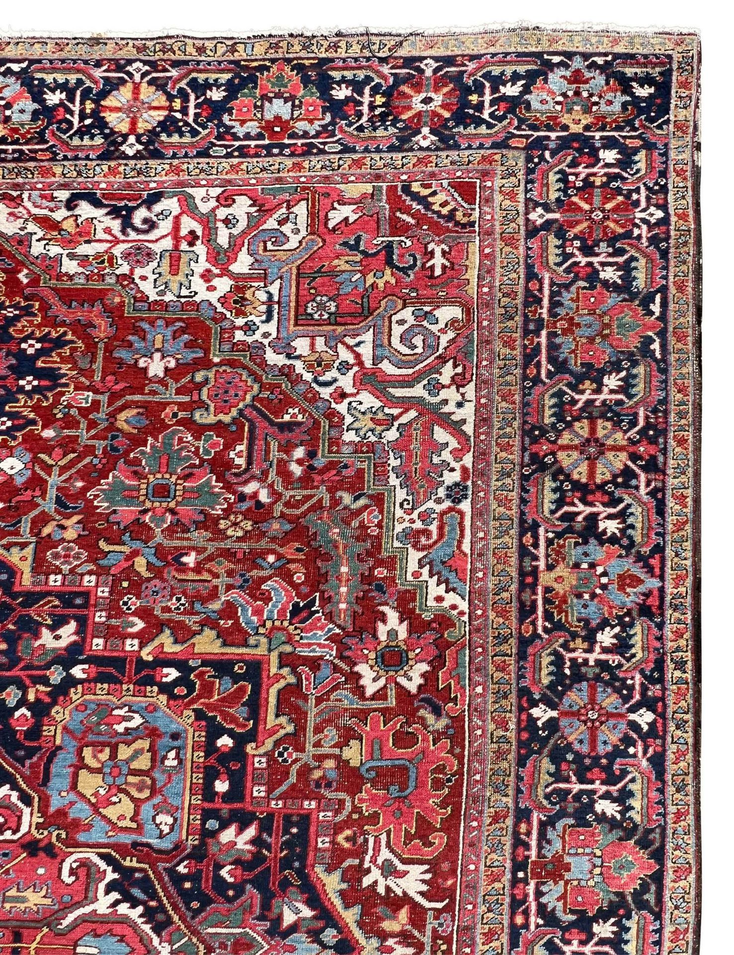 Heriz. Oriental carpet. Around 1910. - Image 4 of 17