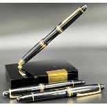 MONTBLANC. Collection of writing instruments. Masterpieces. LeGrand no. 166 and 146.