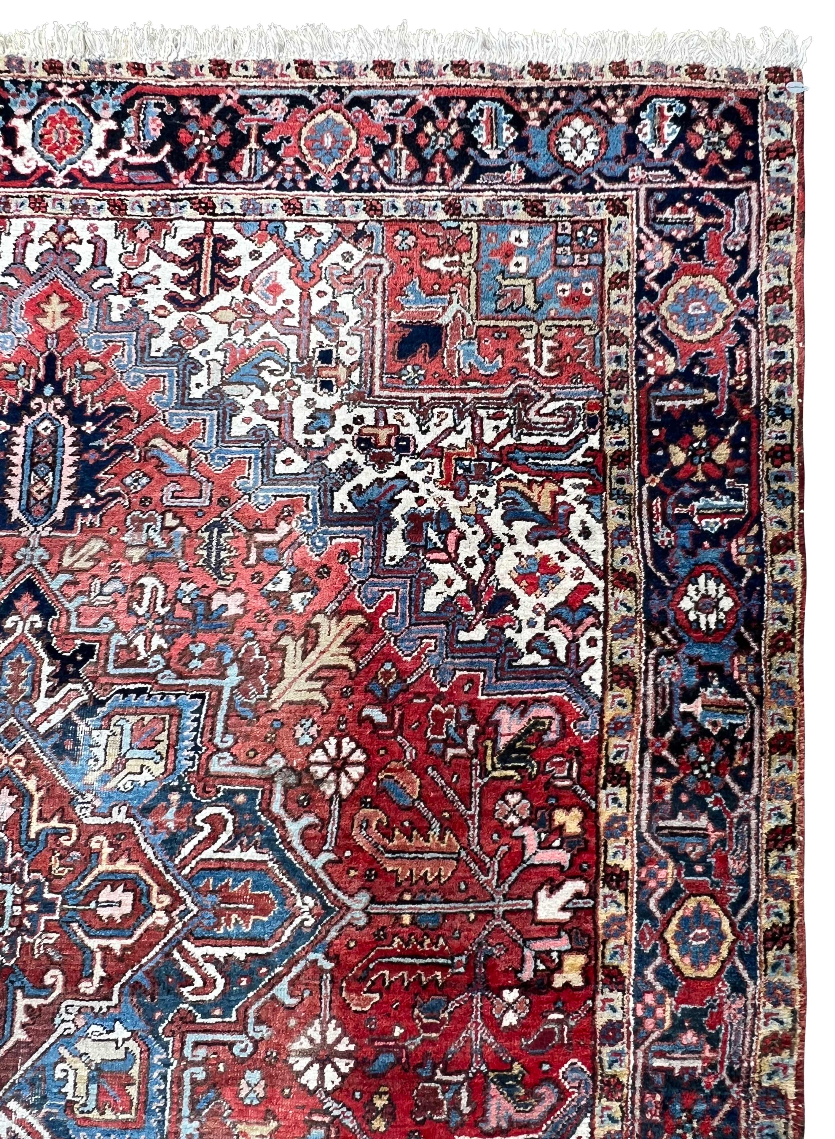 Heriz. Oriental carpet. Middle 20th century. - Image 4 of 13