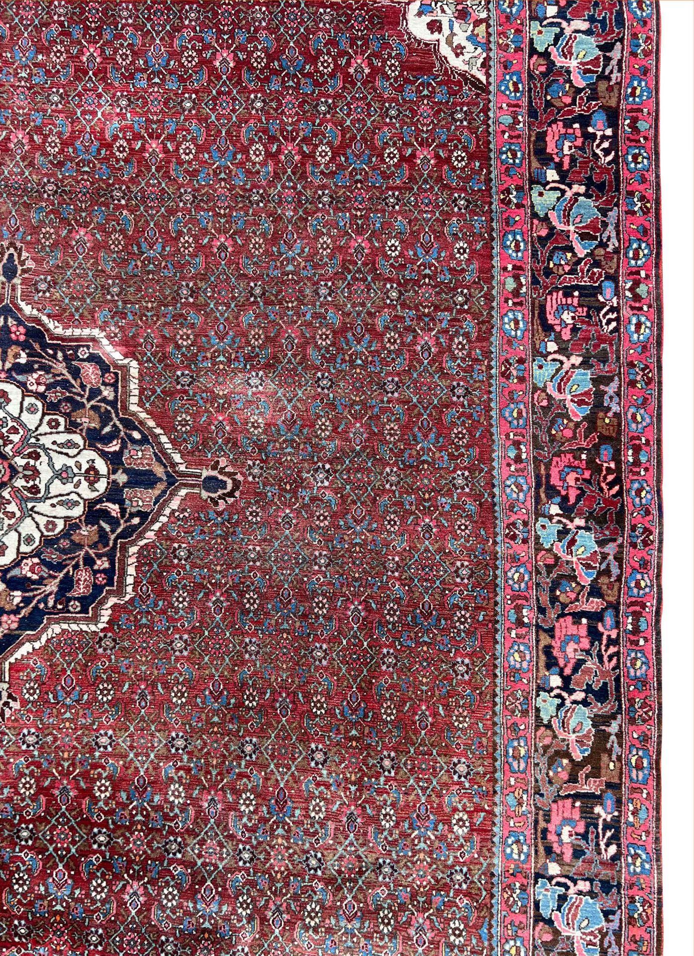 Bijar. Oriental carpet. Around 1950. - Image 6 of 14