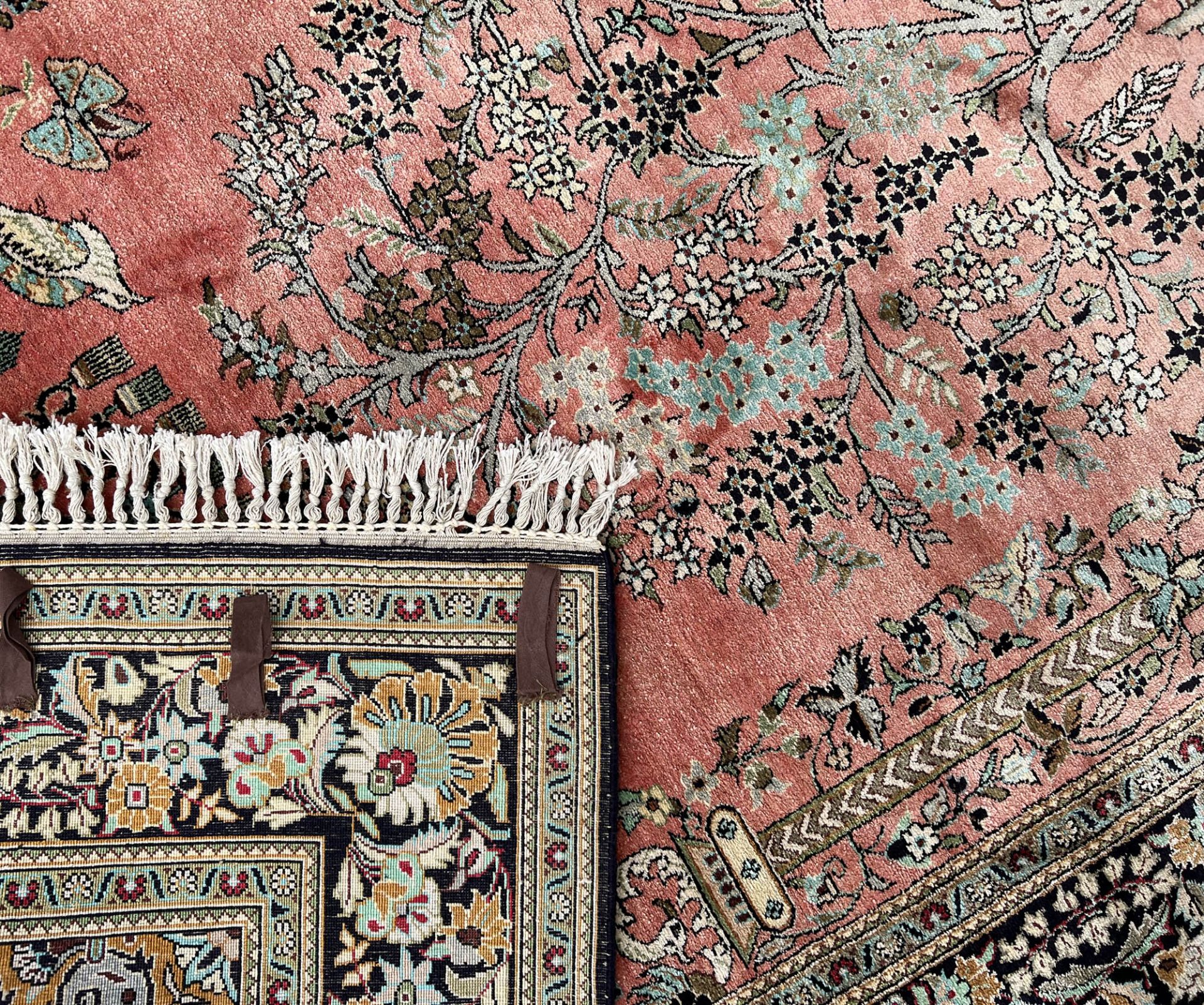 Ghom. Oriental carpet. Silk. - Image 7 of 8