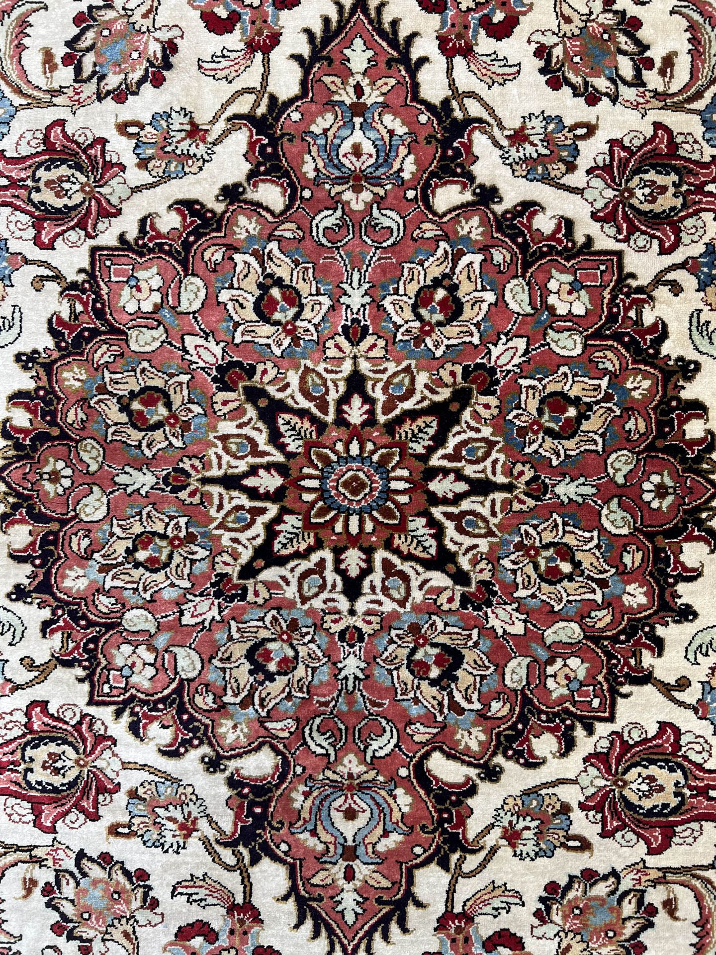 Ghom. Oriental carpet. Signed. - Image 6 of 9