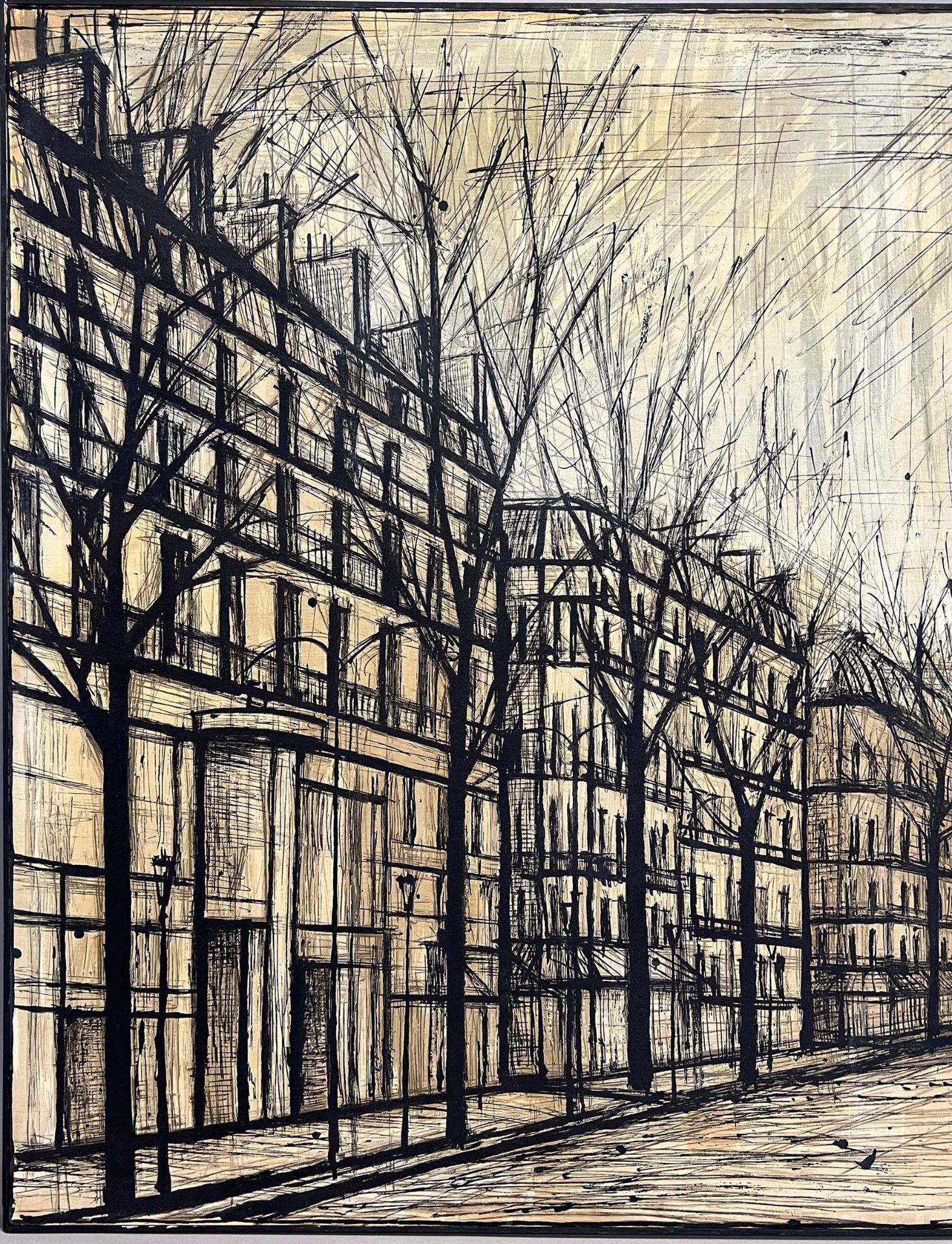 Bernhard BUFFET (1928 - 1999). Farbserigraphie. "Les Champs Elysées". 1957. - Bild 3 aus 11