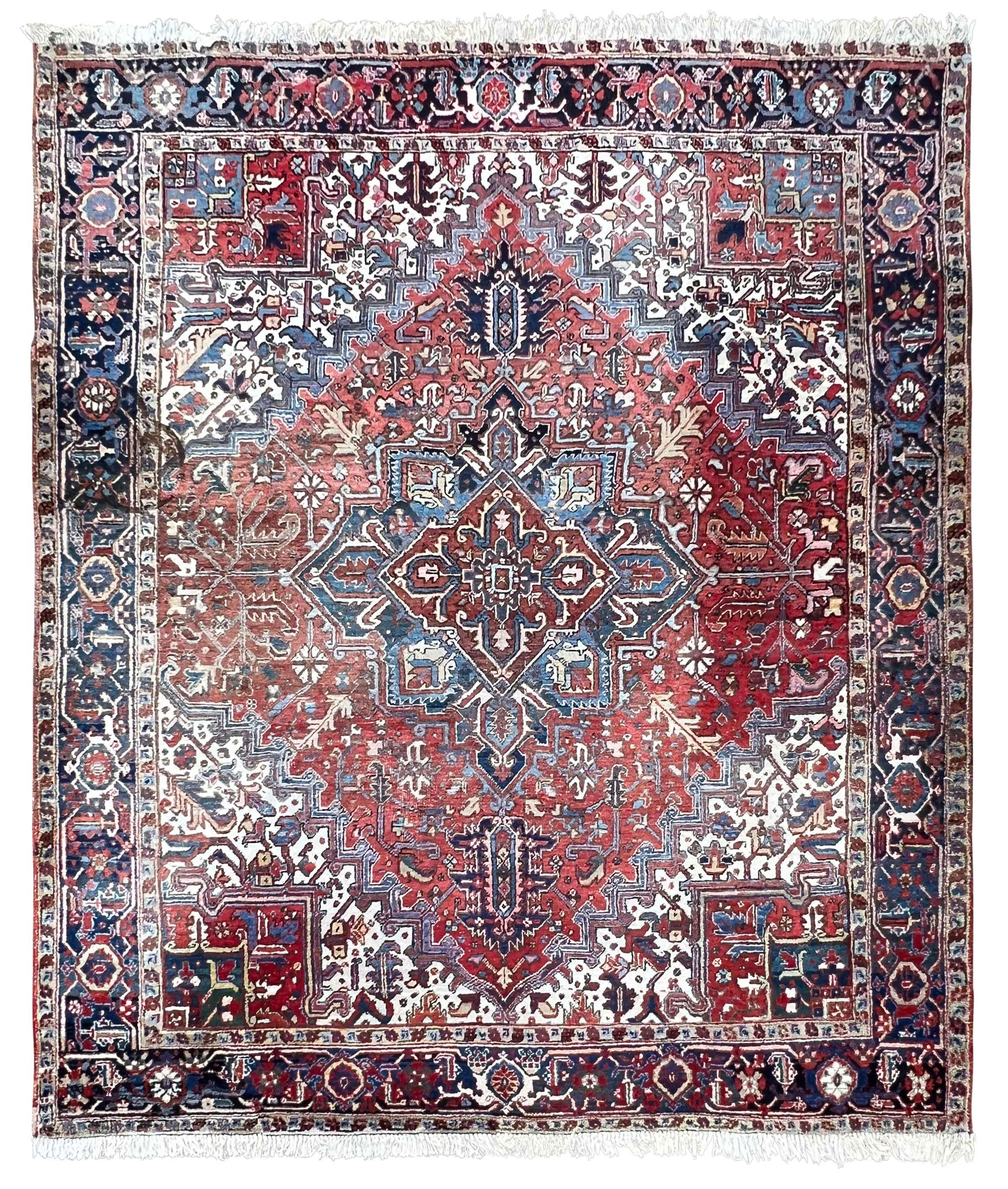 Heriz. Oriental carpet. Middle 20th century.