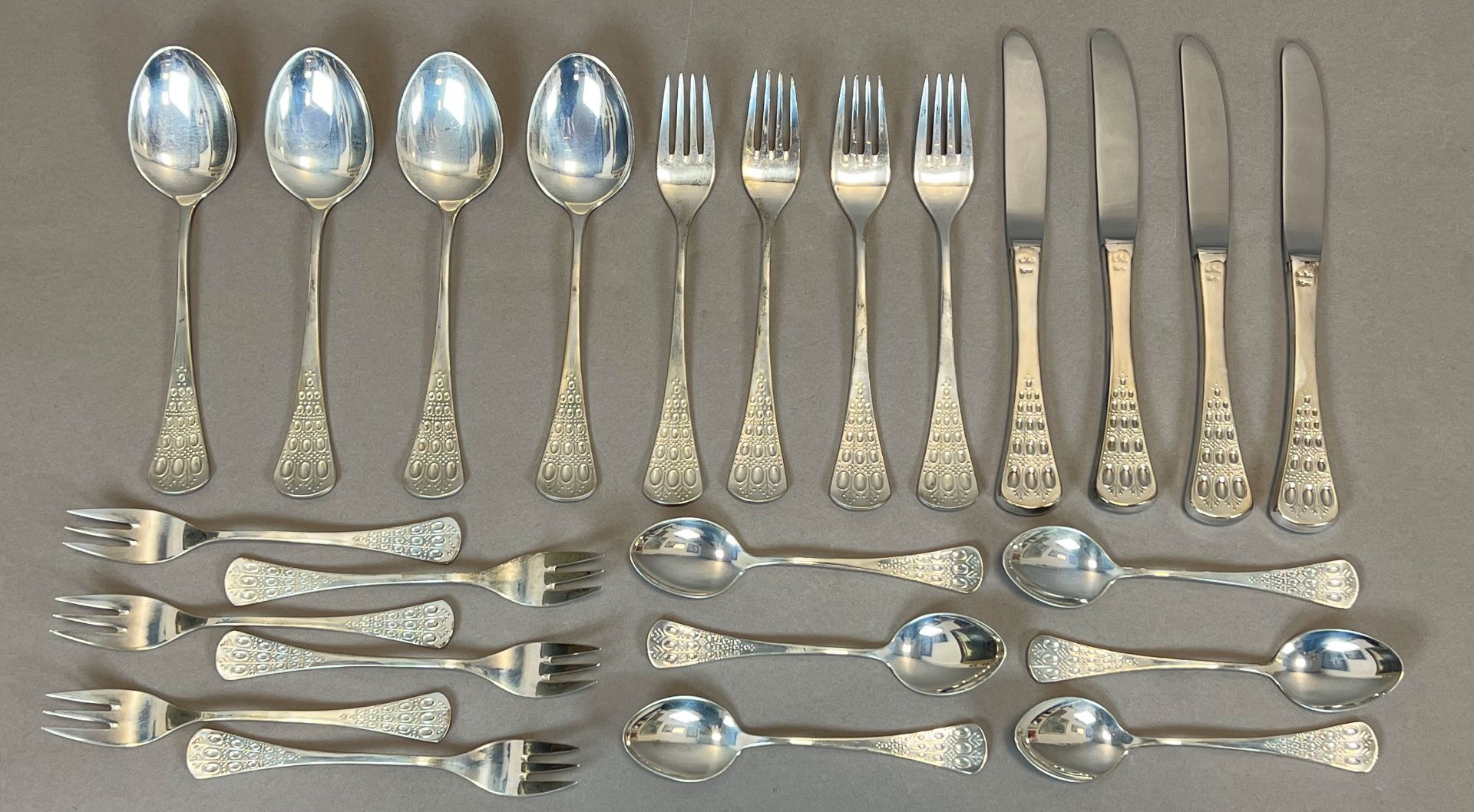 Sterling 925 silver cutlery. ROSENTHAL. Model "Romance". 24 pieces.