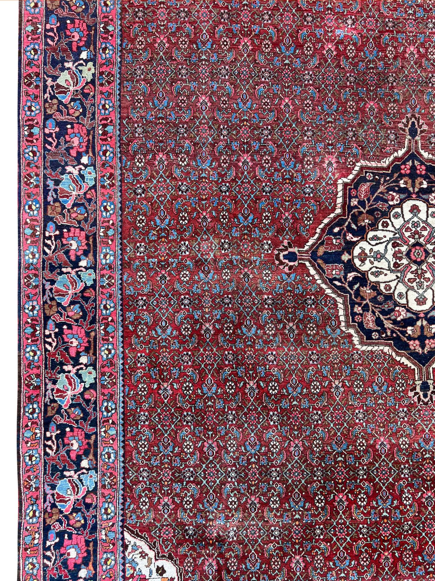 Bijar. Oriental carpet. Around 1950. - Image 4 of 14