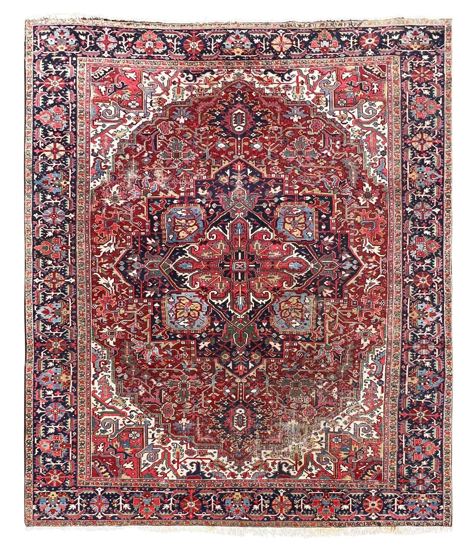 Heriz. Oriental carpet. Around 1910.