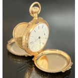 Damentaschenuhr ELGIN 585 Gelbgold.