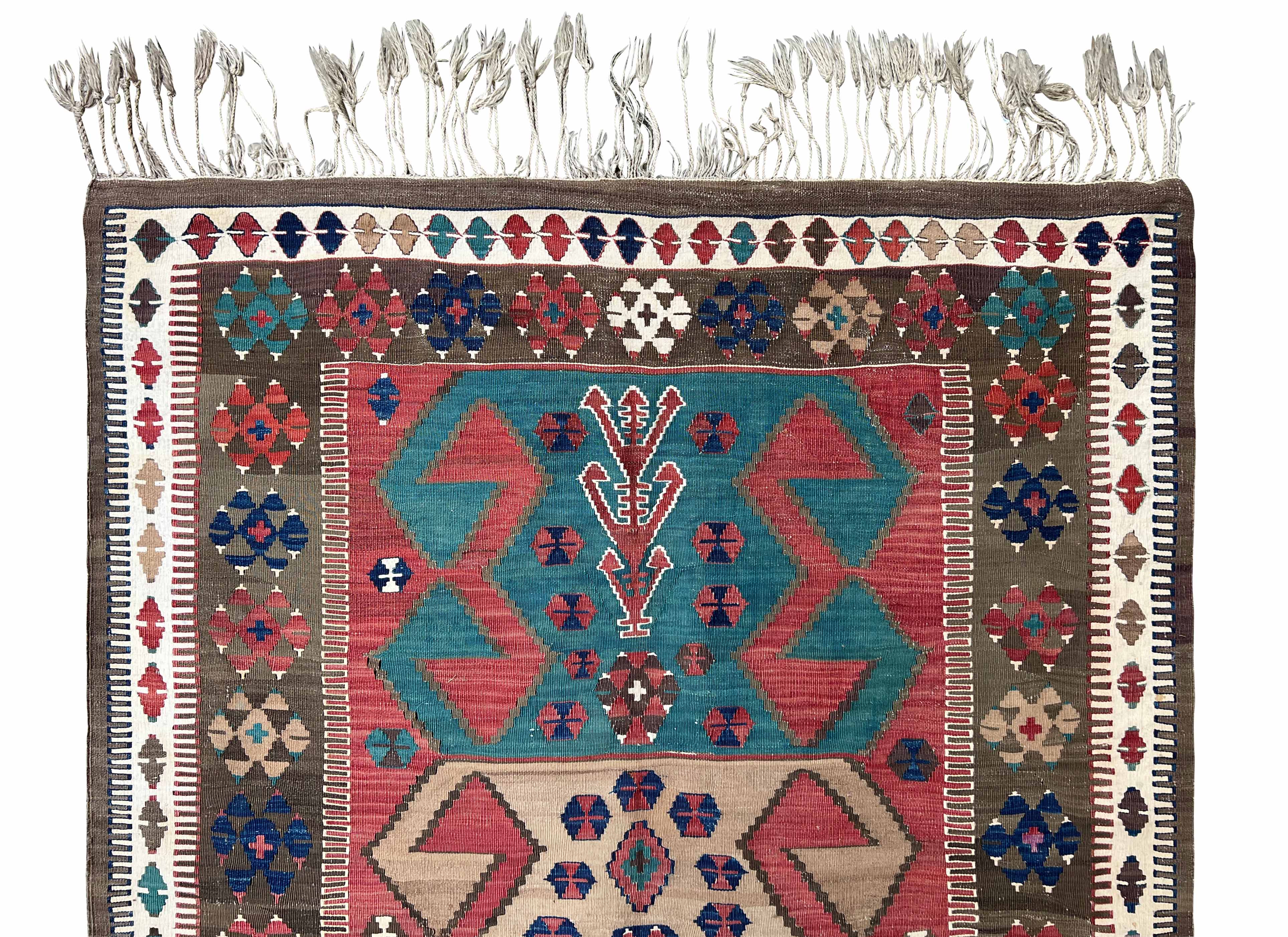 Kilim. Turkey. 1st quarter of the 20th century. Rare pattern. - Image 2 of 8