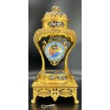 Tam-Tam cuirasse clock. L'Escalier de Cristal, Pannier-Lahoche & Cie. c. 1900.