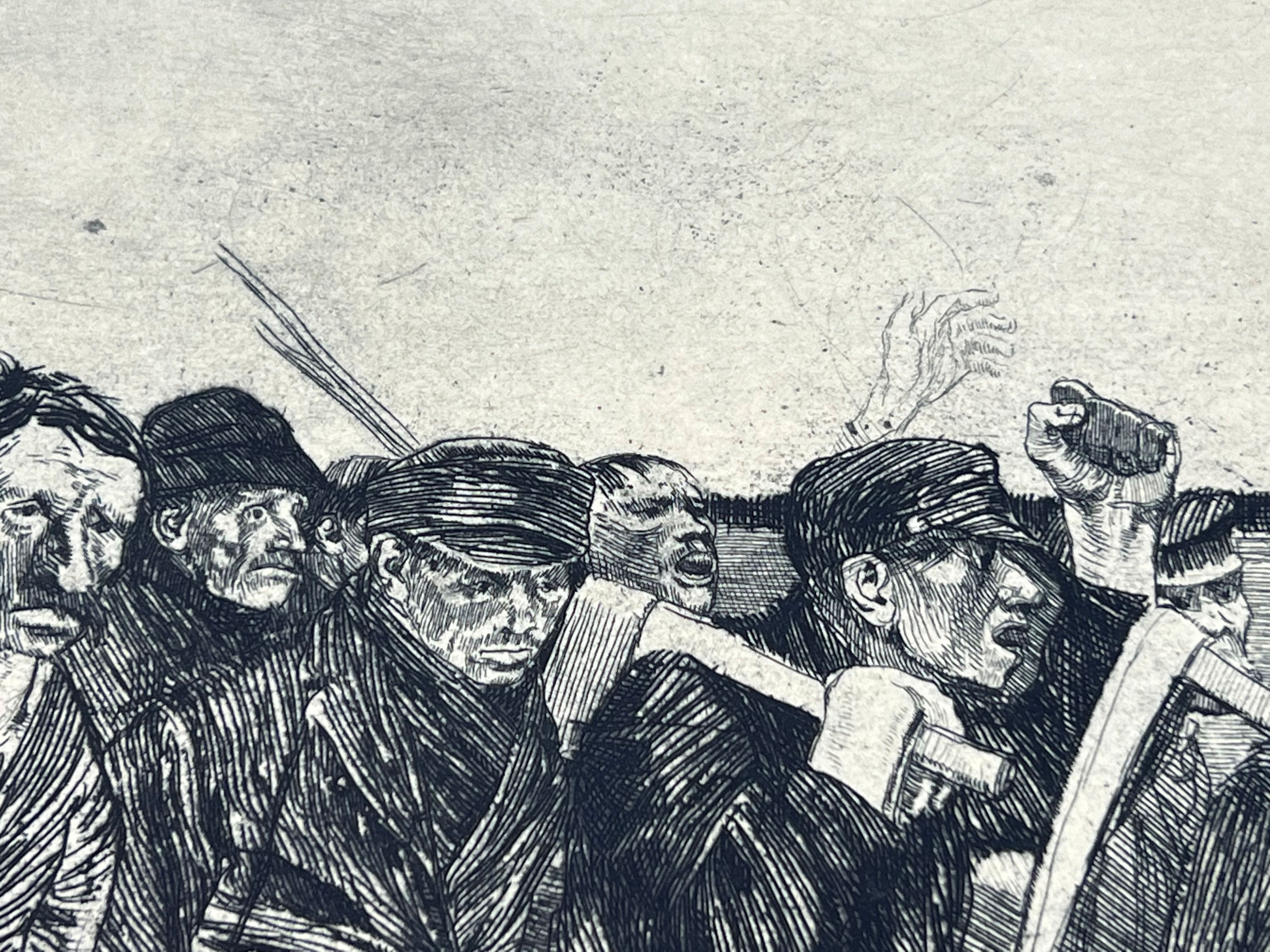 Käthe KOLLWITZ (1867 - 1945). Weaver's train. 1893/1897. - Image 9 of 13