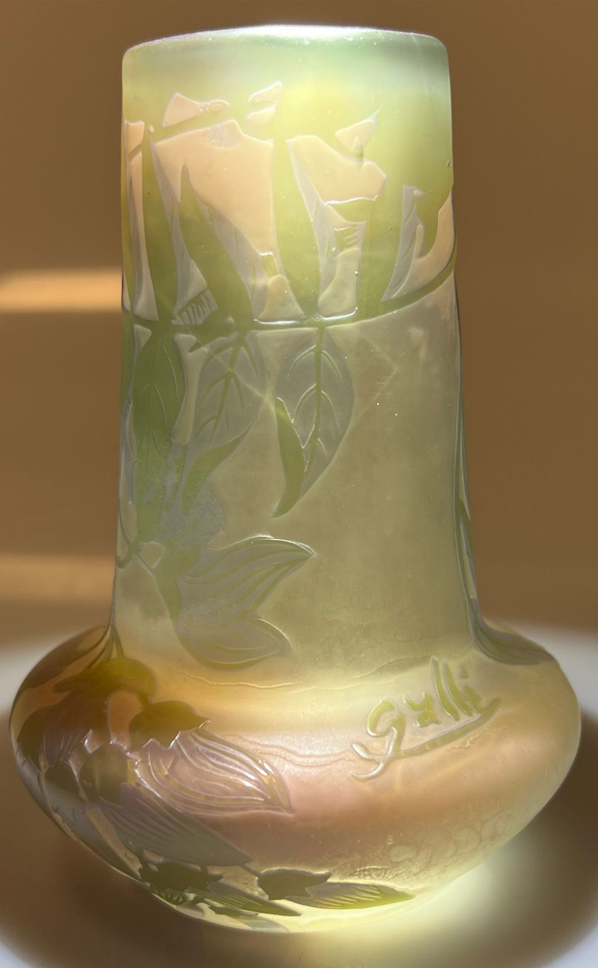Émile GALLÉ (1846 - 1904). Vase around 1900. - Image 9 of 10