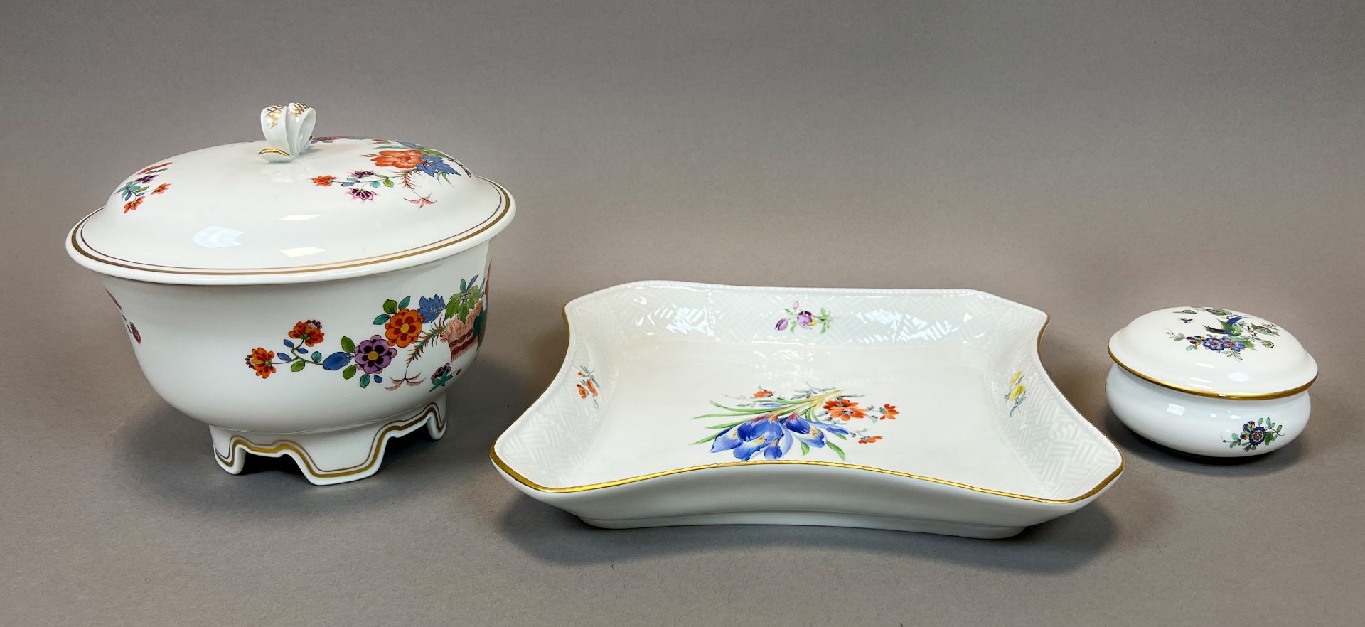 3 parts MEISSEN. 20th century. 1st choice. - Image 3 of 20