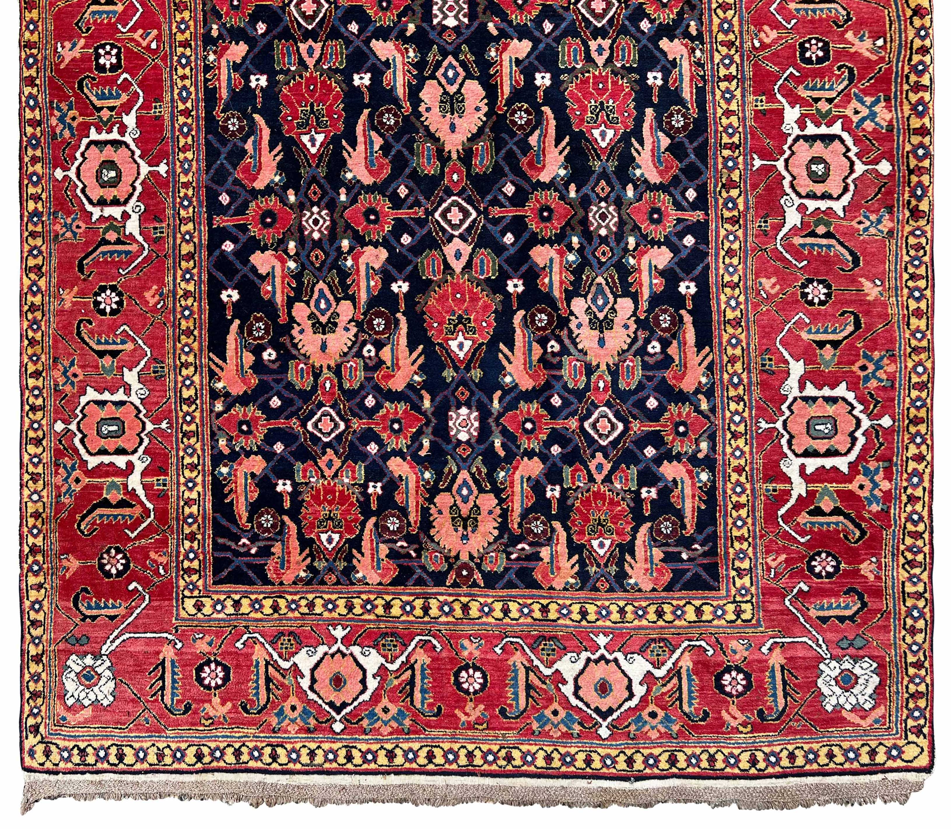 Ardebil oriental carpet. Interesting, rare design. - Image 4 of 9