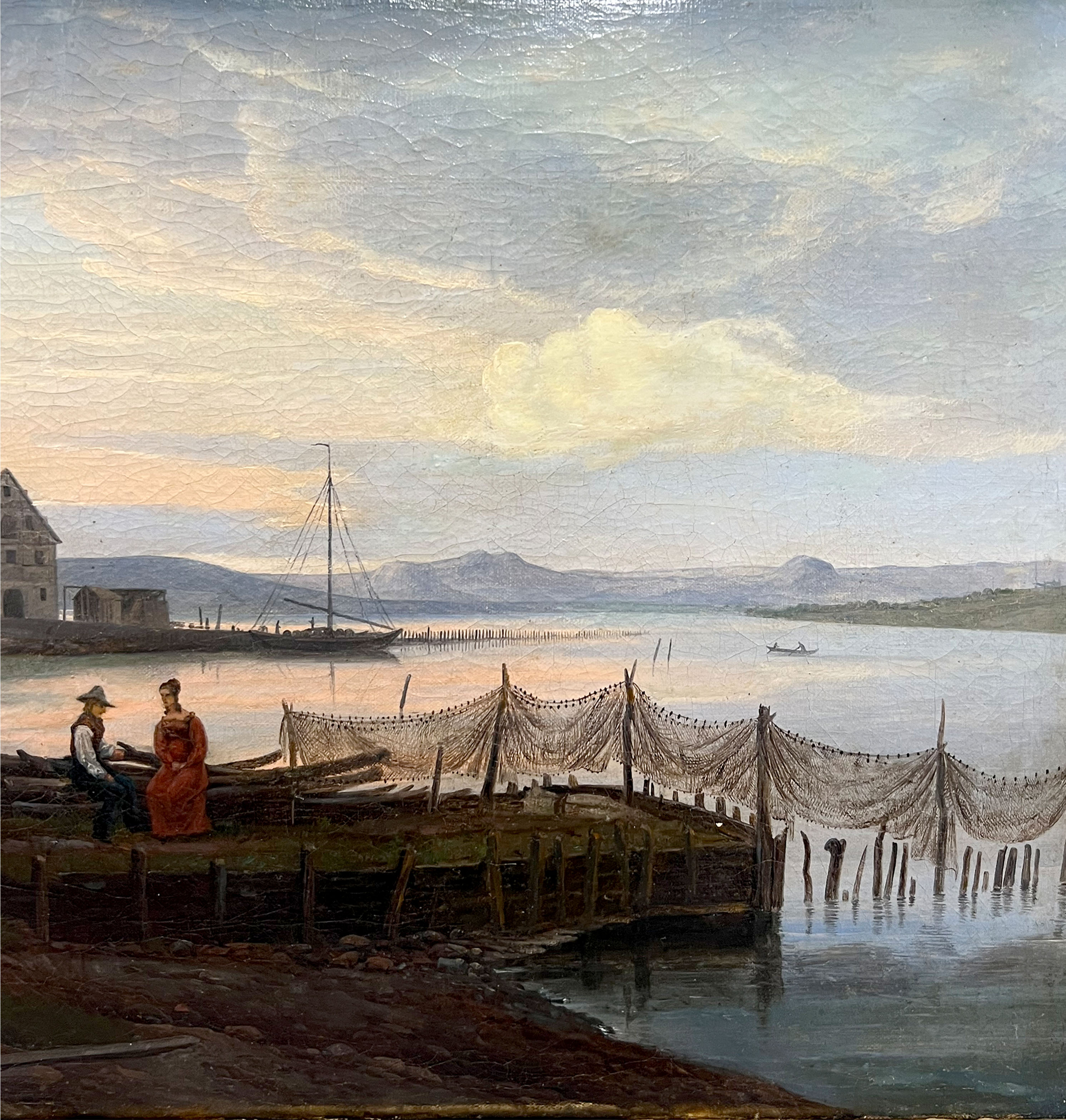 Karl Christian SPARMANN (1805 - 1864). ''At Lake Constance''. - Image 4 of 11
