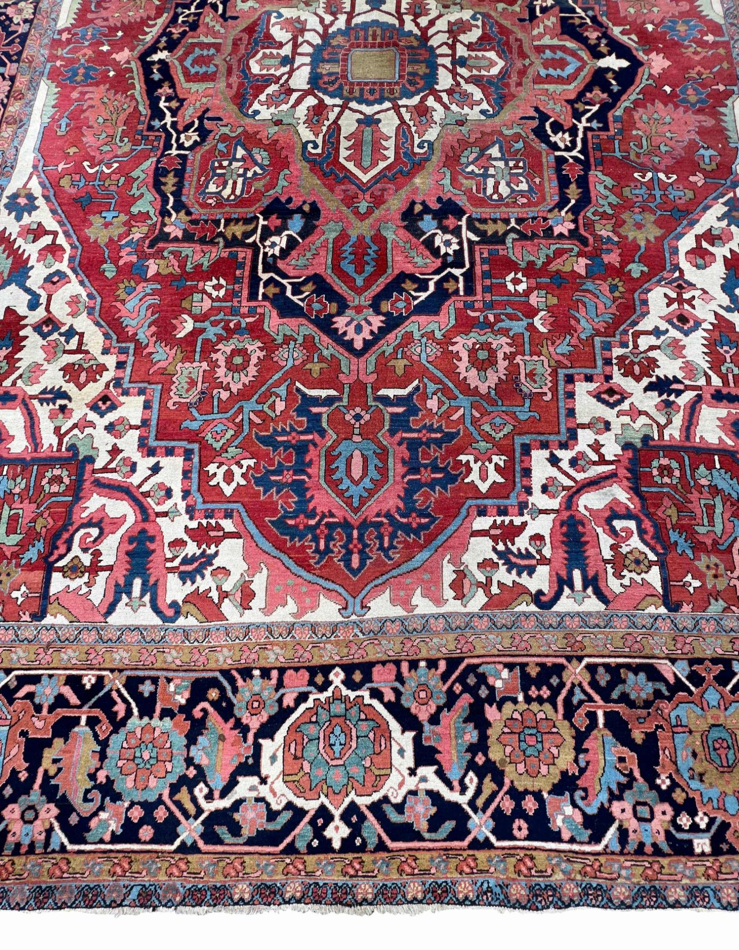 Serapi Heriz. 19th century. Palace carpet. - Image 9 of 19