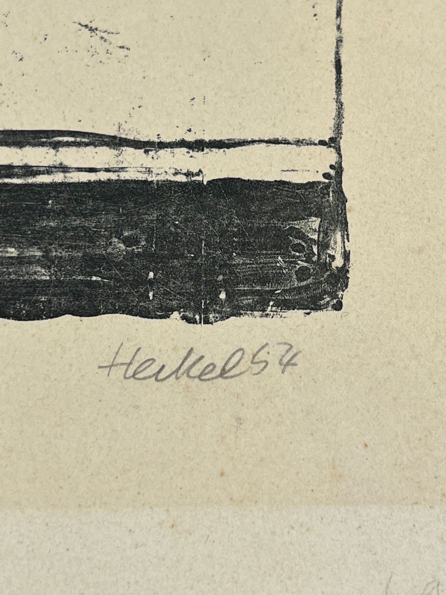 Erich HECKEL (1883 - 1970). Still life. Anemones (1954). - Image 7 of 13