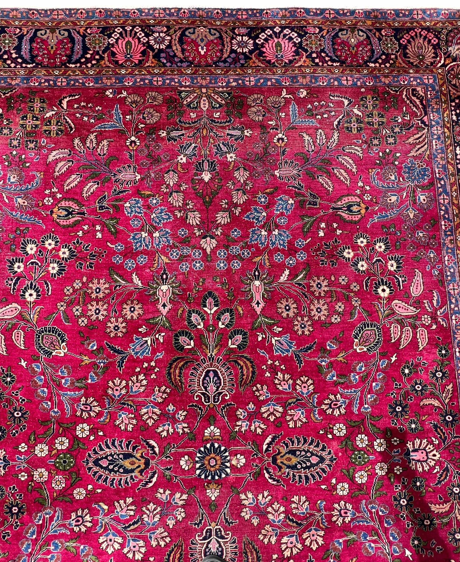 Saruk. Oriental carpet. Around 1920. Allover design. - Image 3 of 13