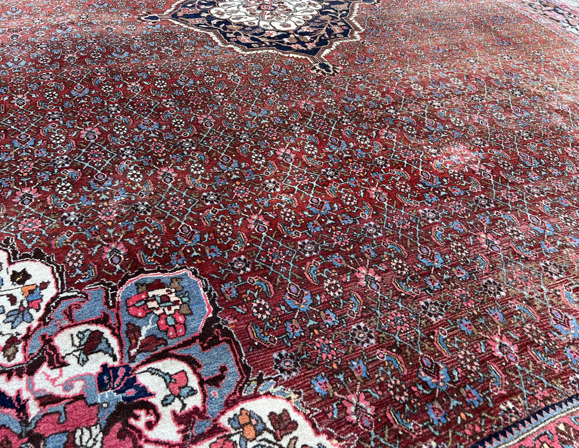 Bijar. Oriental carpet. Around 1950. - Image 12 of 14