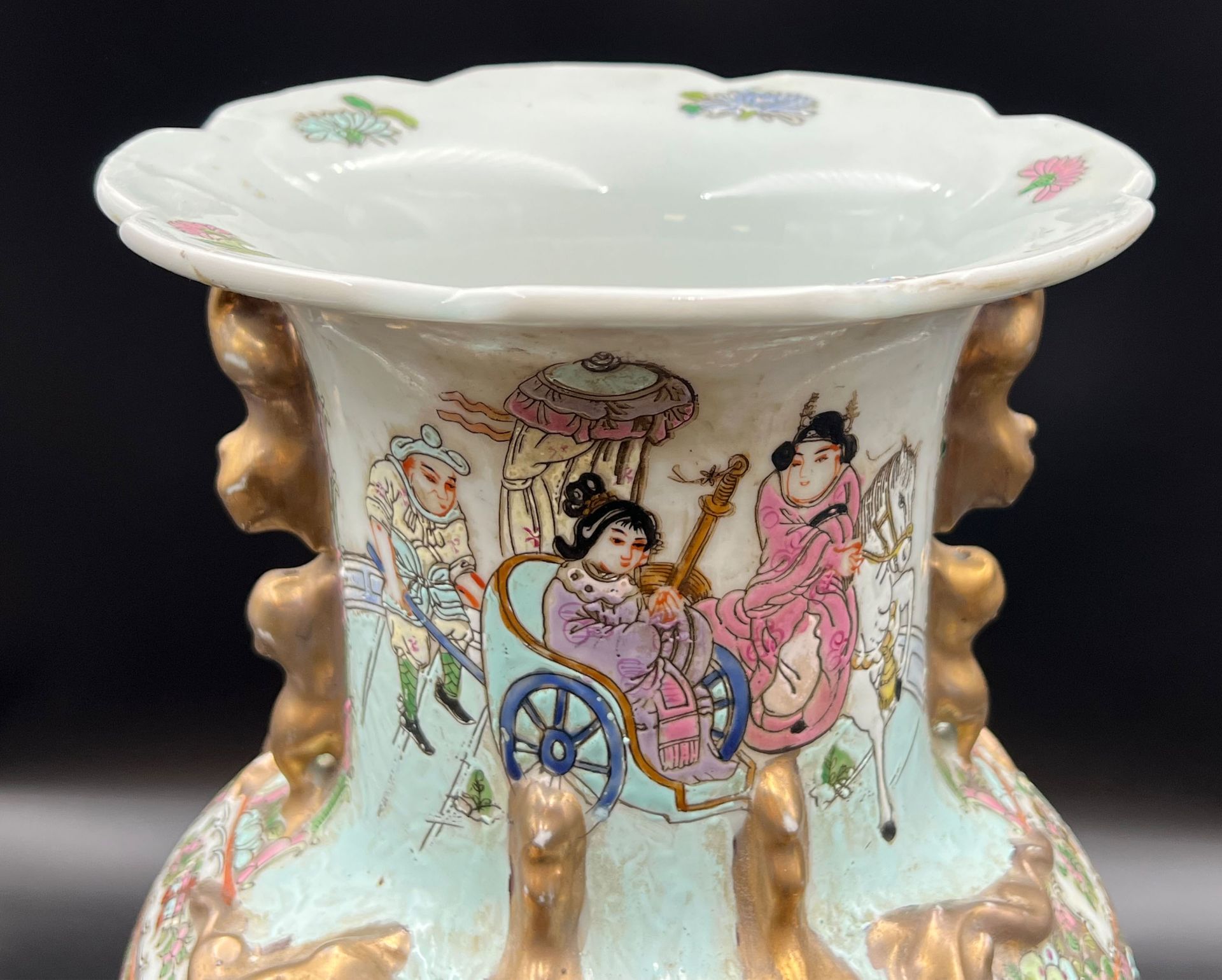 Bellied vase. China. Around 1900. Probably Kuang-Hsu period. - Image 5 of 15