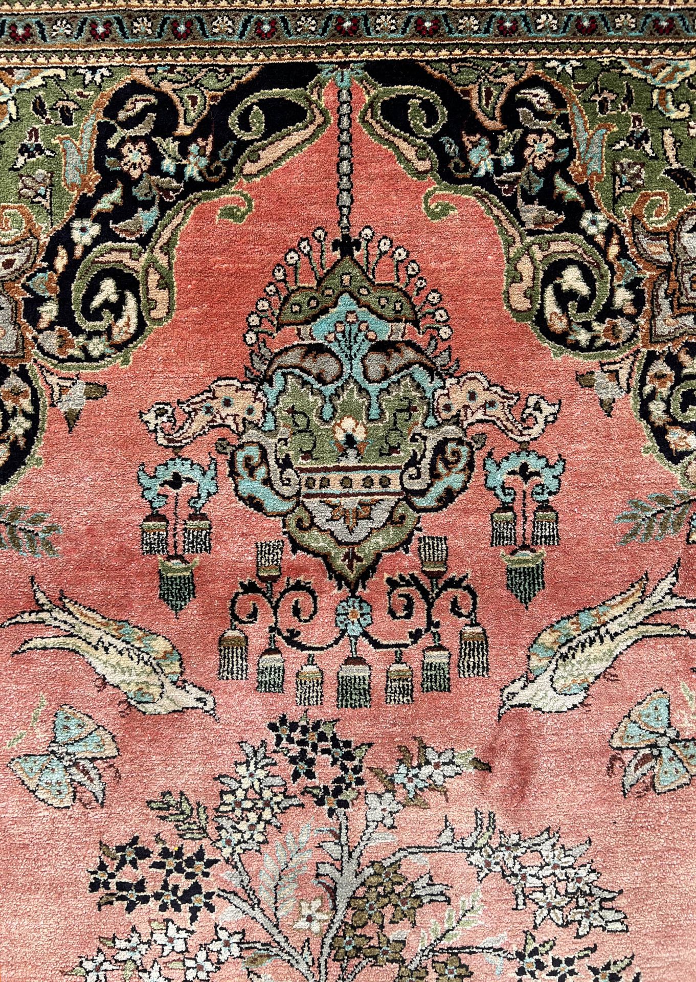 Ghom. Oriental carpet. Silk. - Image 4 of 8