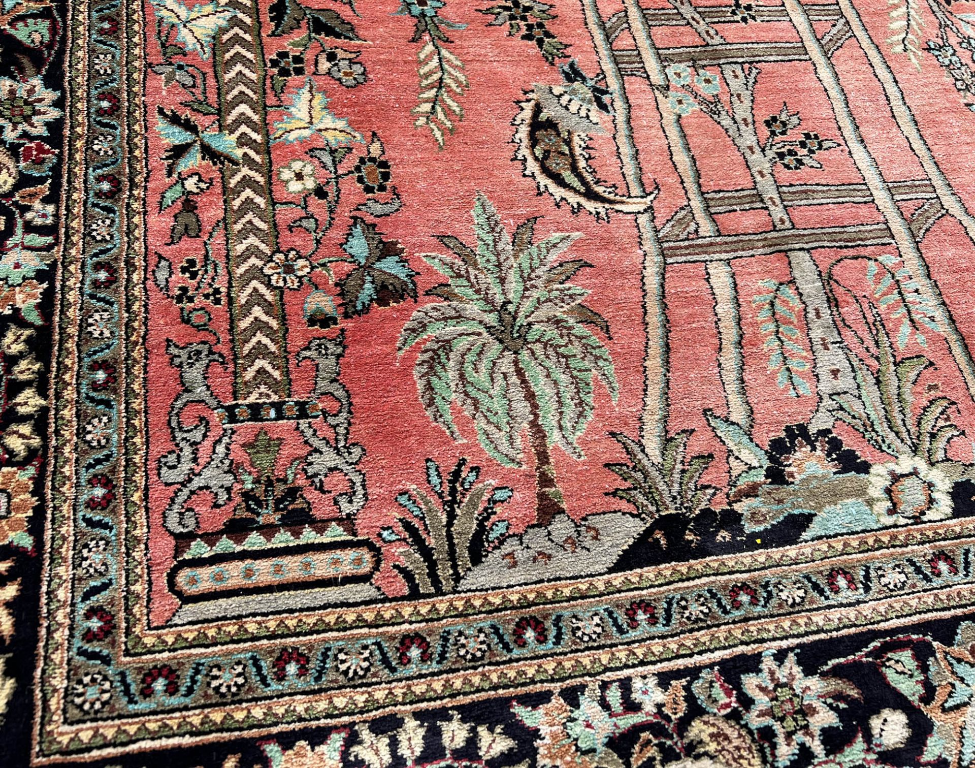 Ghom. Oriental carpet. Silk. - Image 6 of 8
