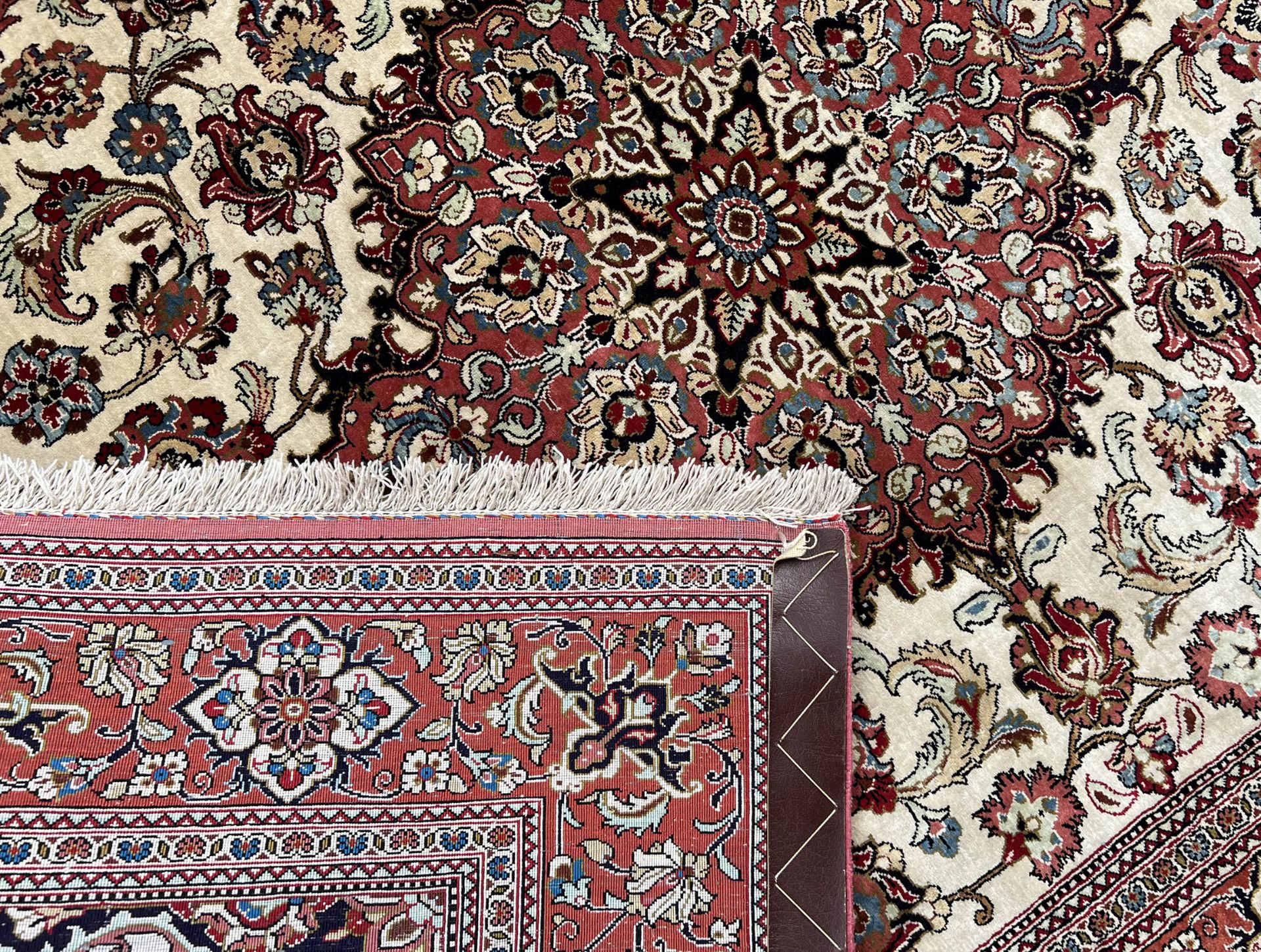 Ghom. Oriental carpet. Signed. - Image 8 of 9