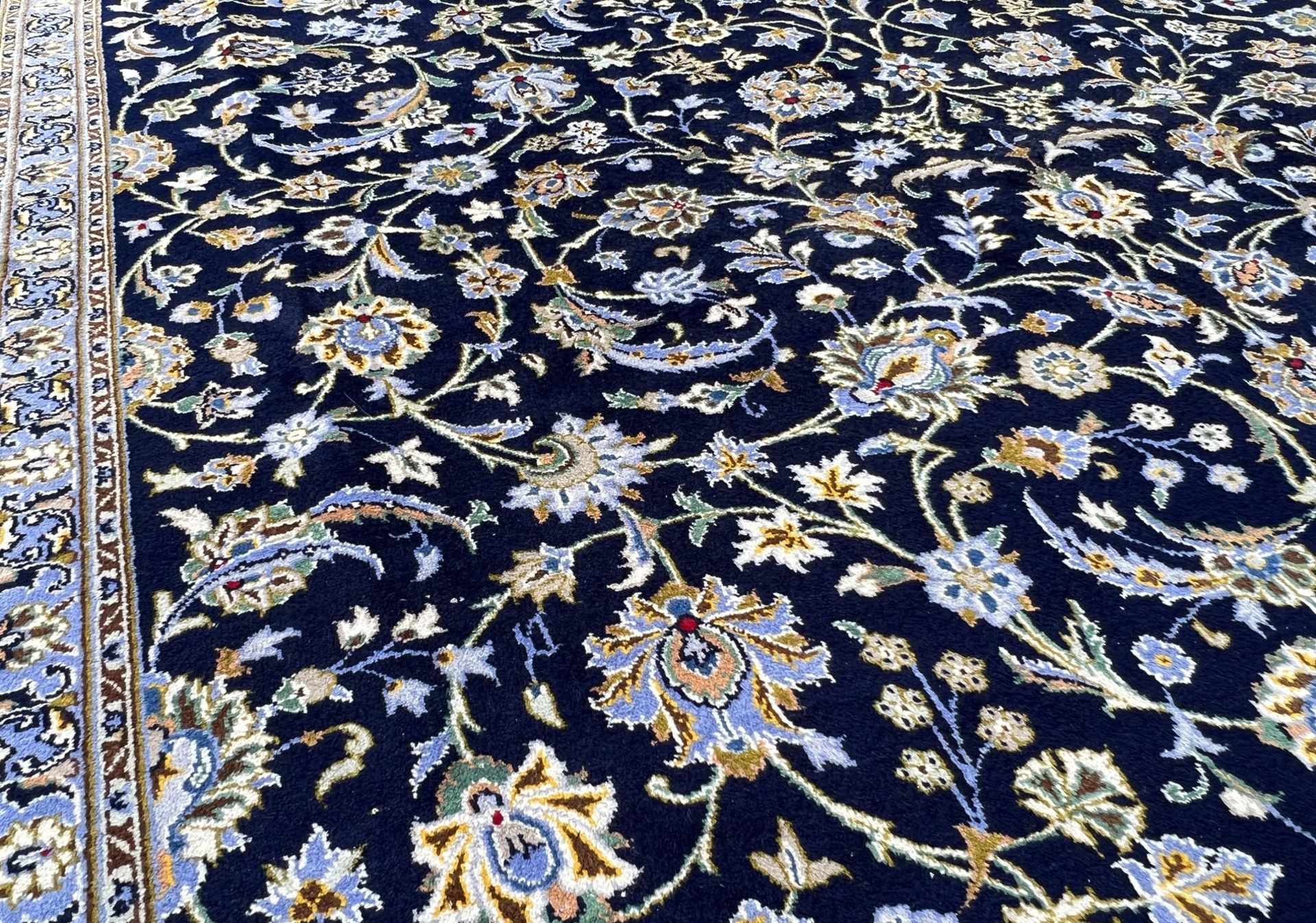 Keshan. Oriental carpet. Patterned through. - Image 14 of 16