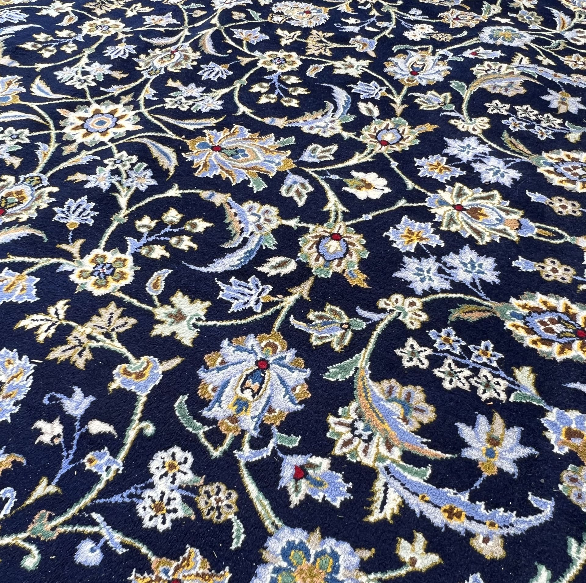 Keshan. Oriental carpet. Patterned through. - Image 13 of 16