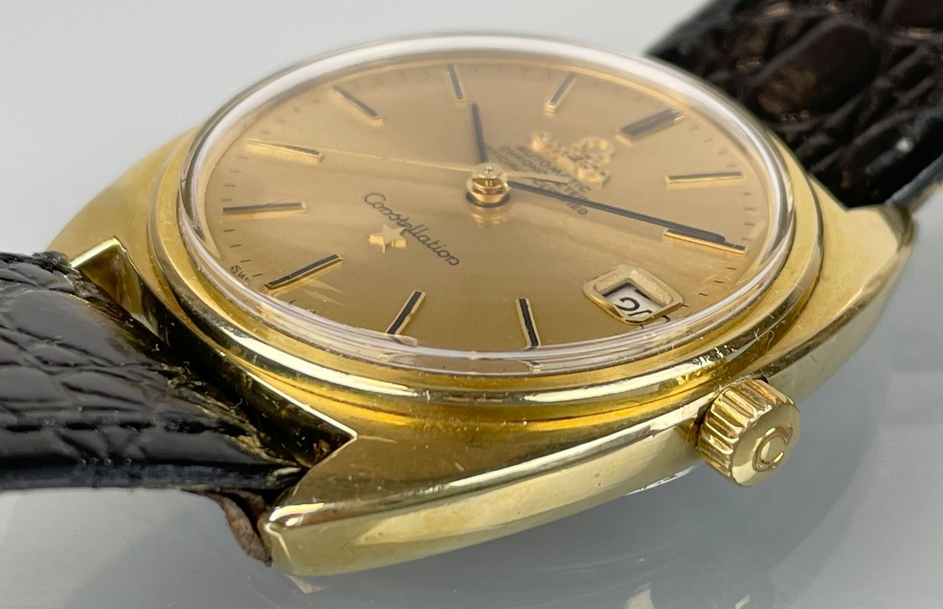 Men's wristwatch OMEGA Constellation. Chronometer. Automatic. Swiss. Vintage. - Image 3 of 7