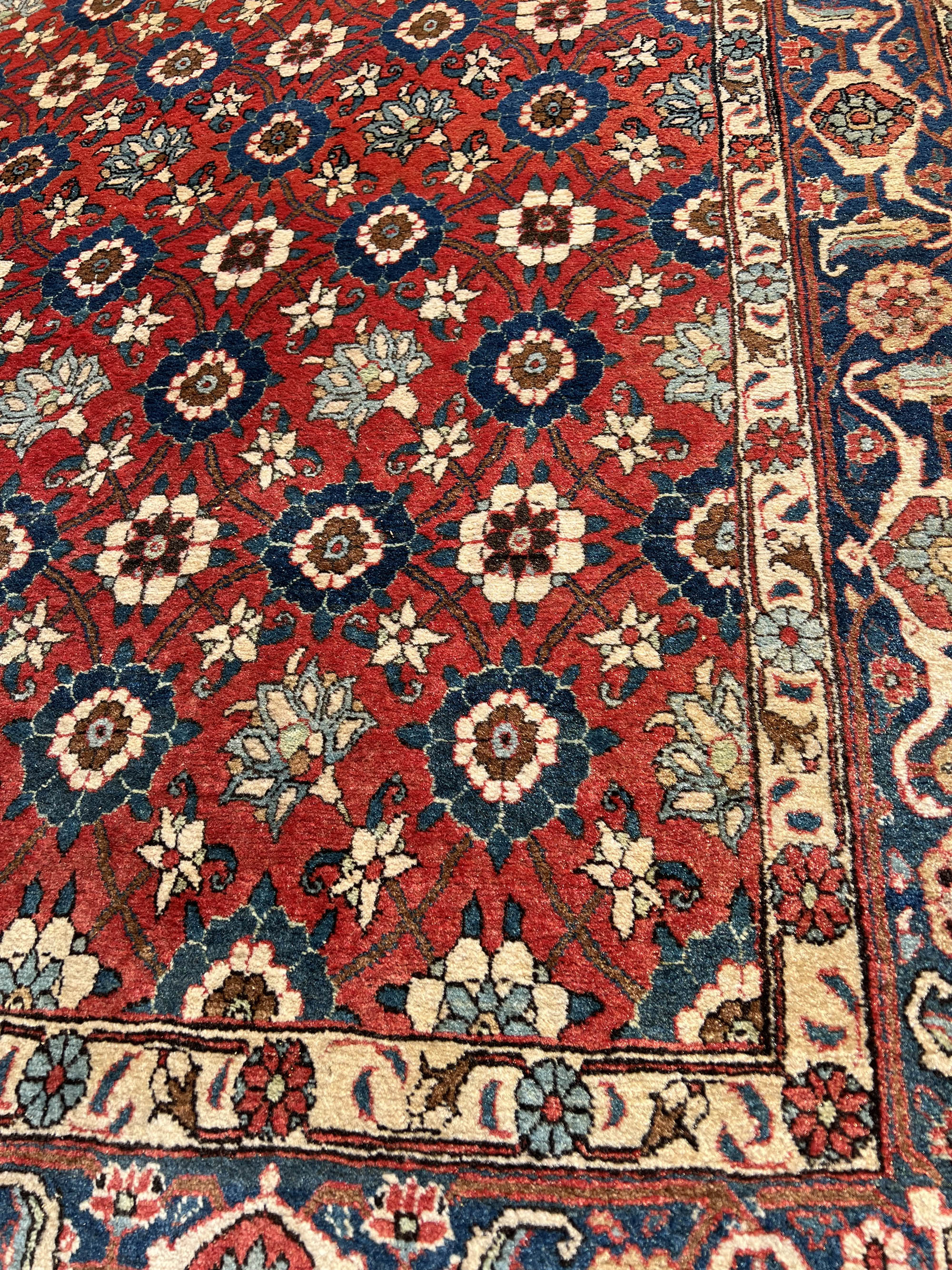 Veramin oriental carpet. Patterned through. - Image 7 of 9