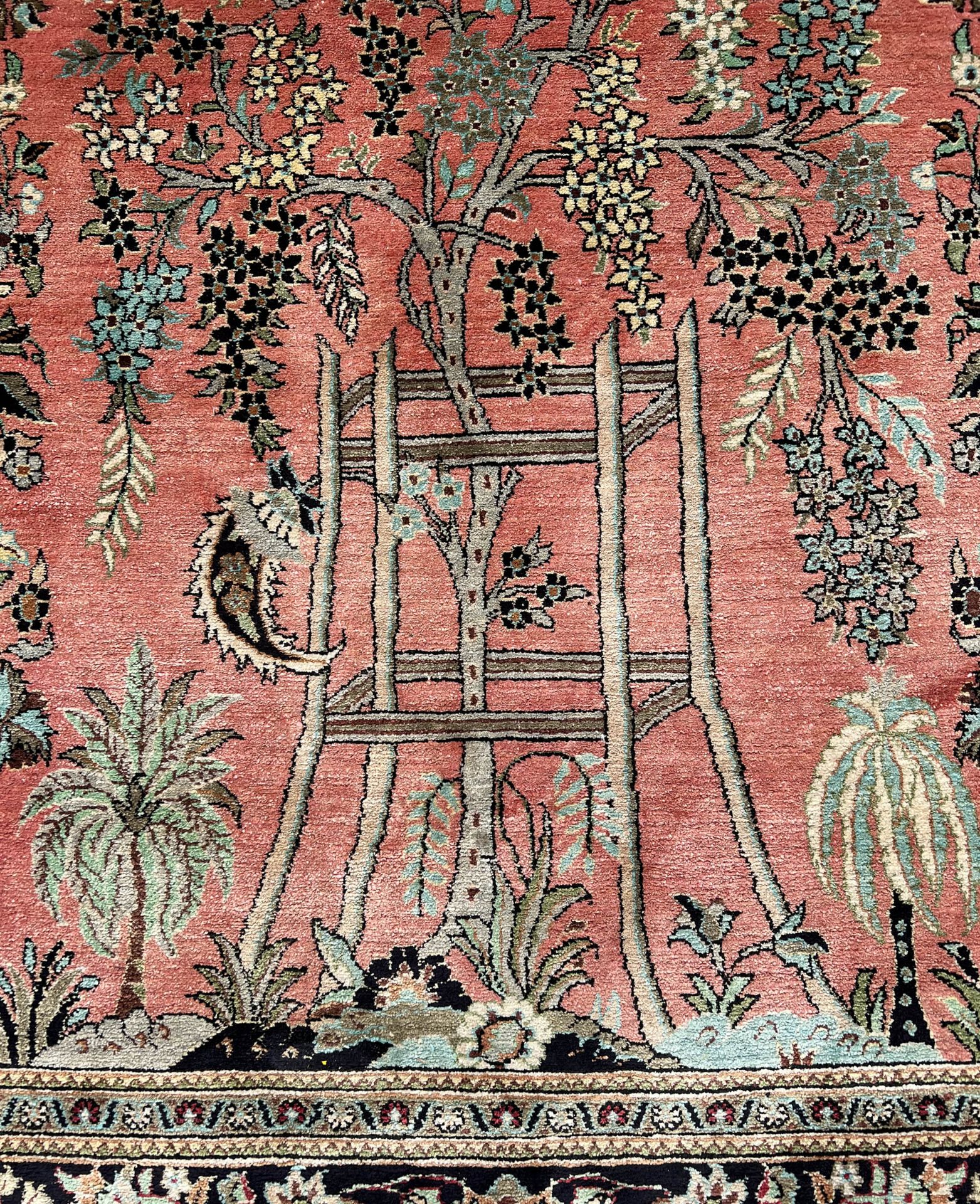 Ghom. Oriental carpet. Silk. - Image 5 of 8