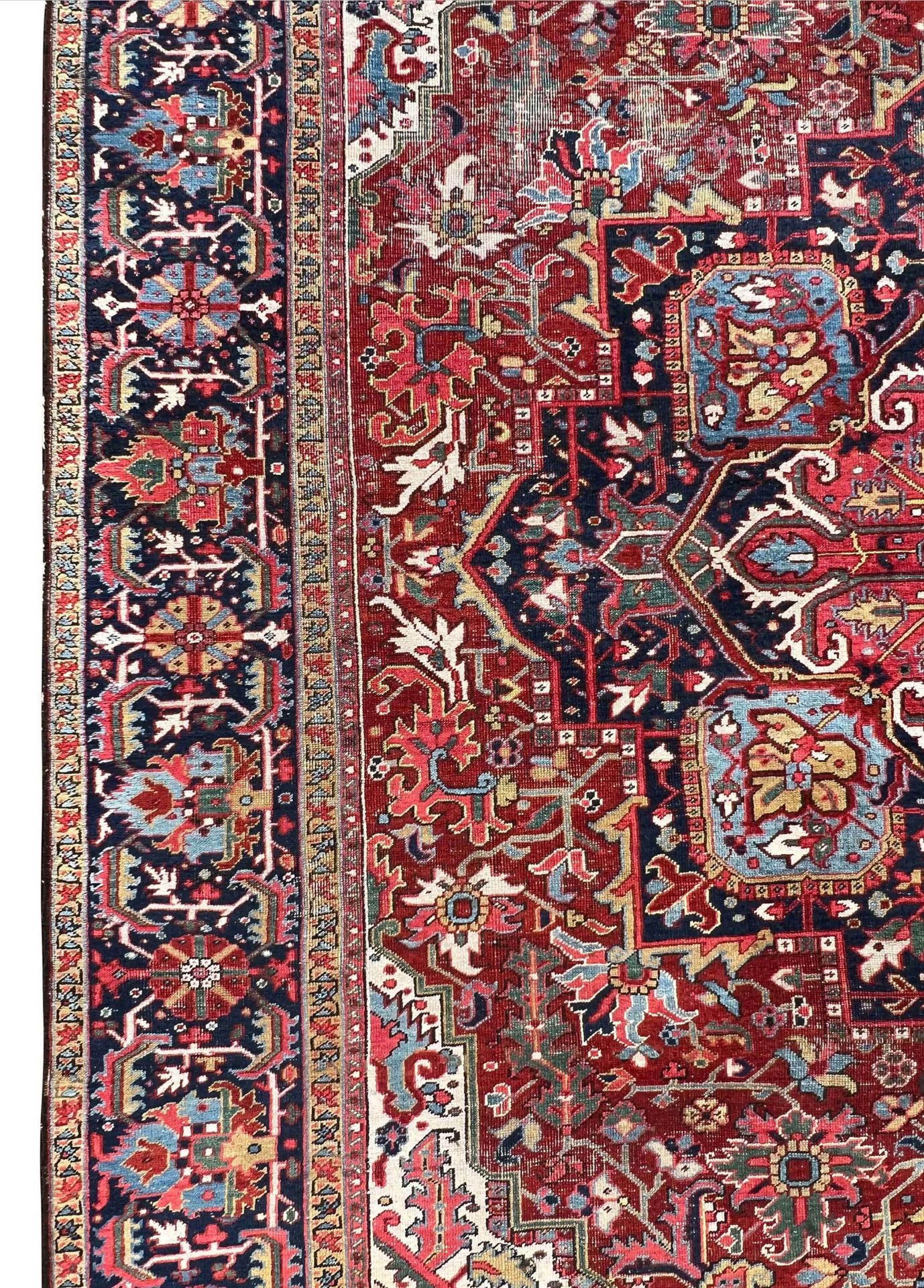 Heriz. Oriental carpet. Around 1910. - Image 5 of 17